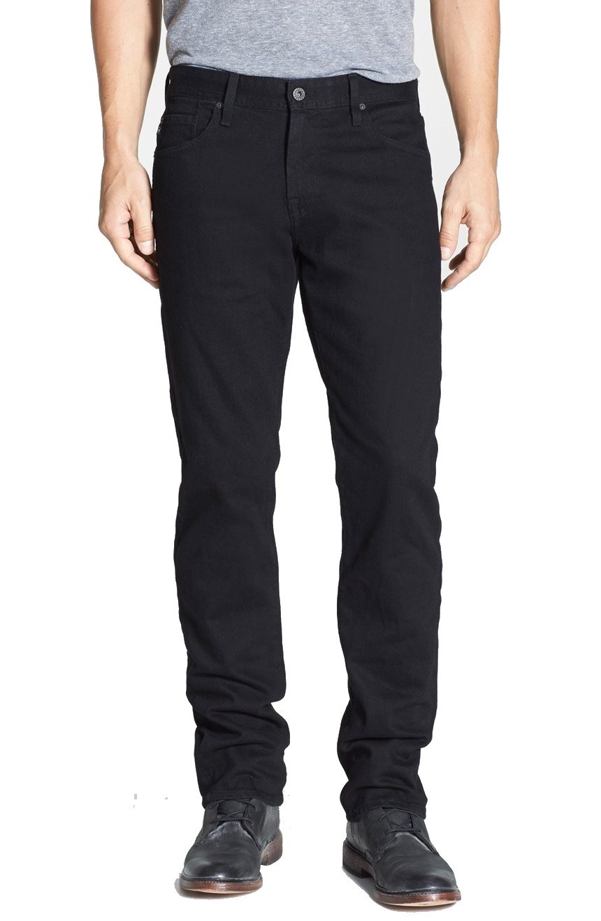 AG Adriano Goldschmied Men's The Graduate Slim Fit Tailored-Leg Jeans - Blackbird Wash | Premium Denim Pants for Work, Casual & Night Out