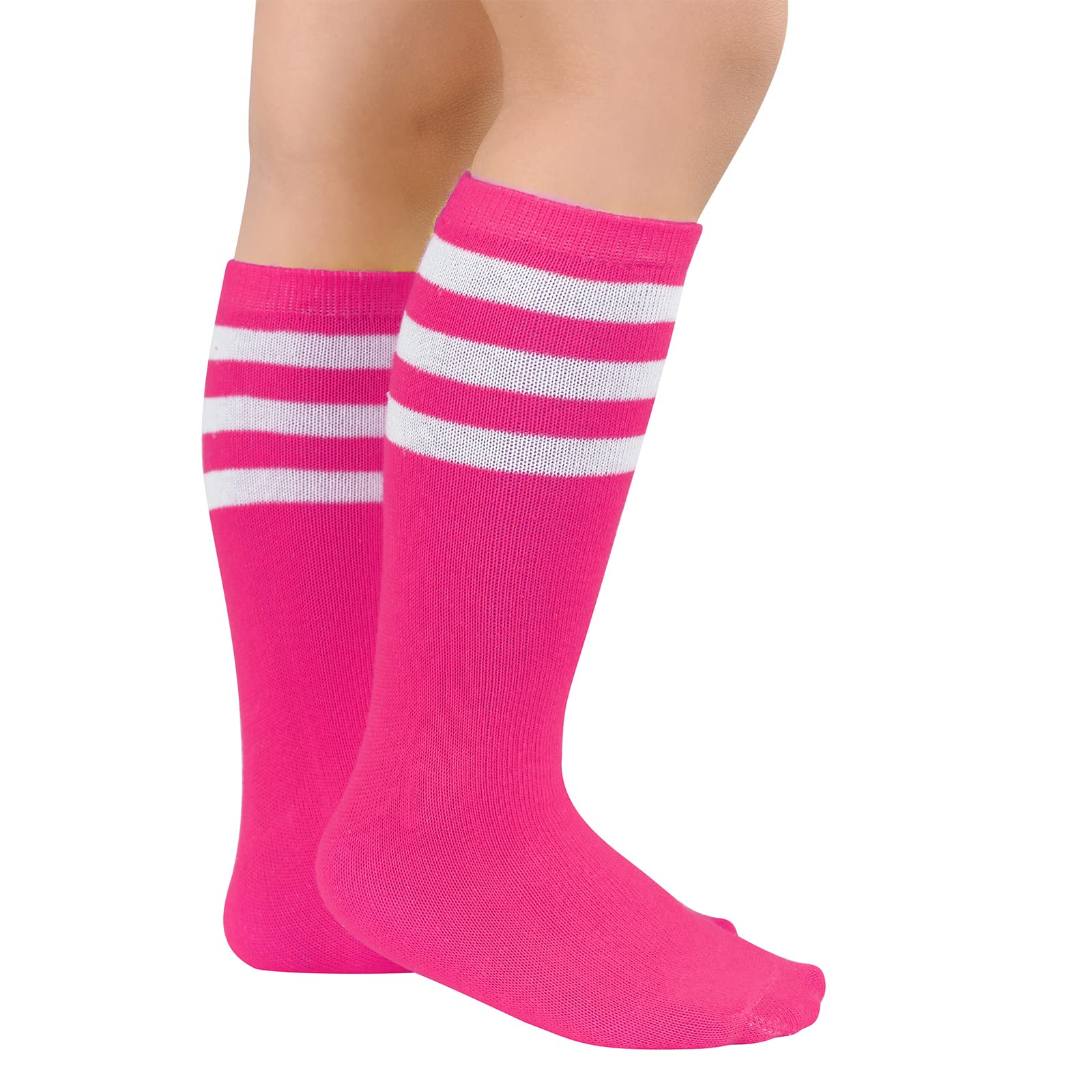 American Trends Toddler Baseball Socks - Kids Athletic Tube Socks for Boys & Girls - Youth Knee High Socks for Soccer, Softball & Sports - Perfect for Games, Practice & Everyday Wear