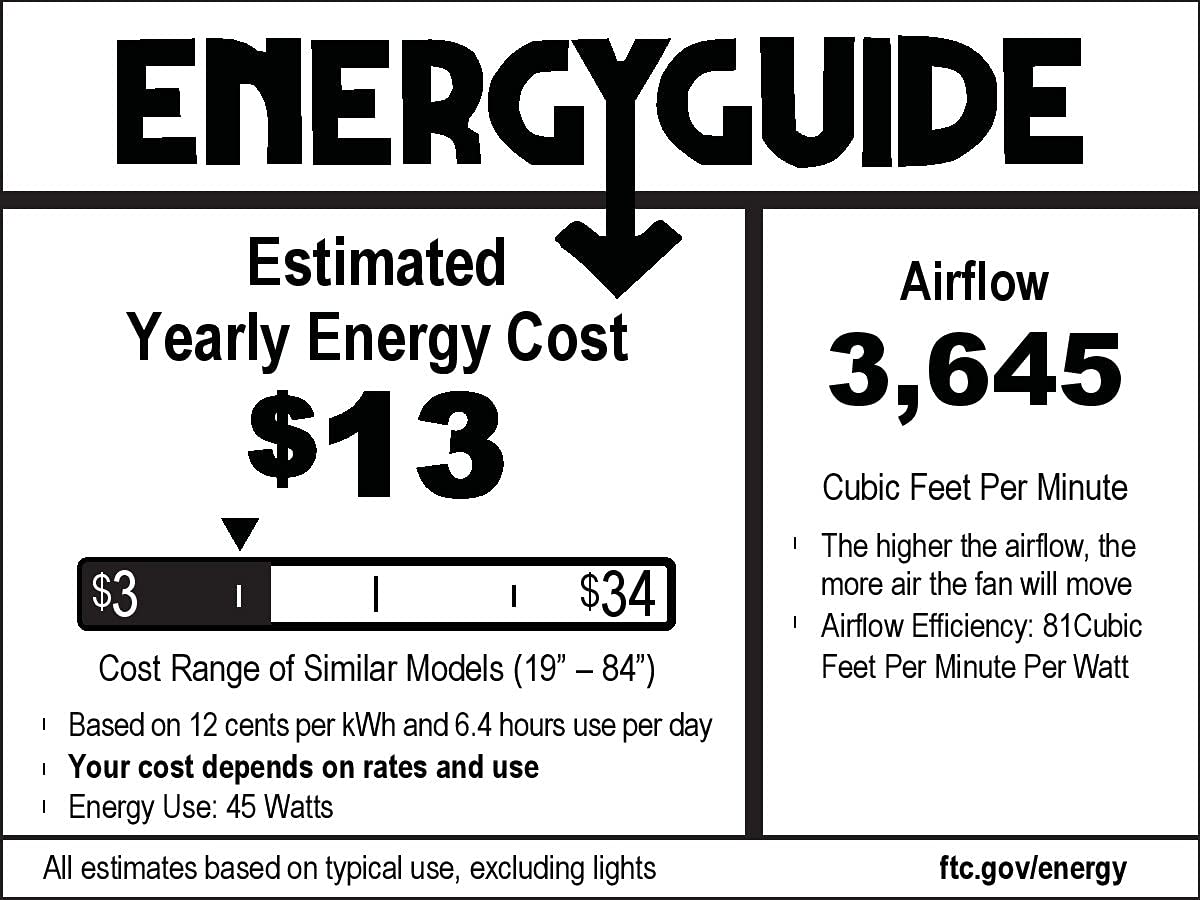 Hunter Fan 44 Inch Contemporary Premier Bronze Finish Outdoor Ceiling Fan with 6 Blades - Energy Efficient & Weather Resistant - Perfect for Patio, Deck, and Covered Porch Areas (Renewed)