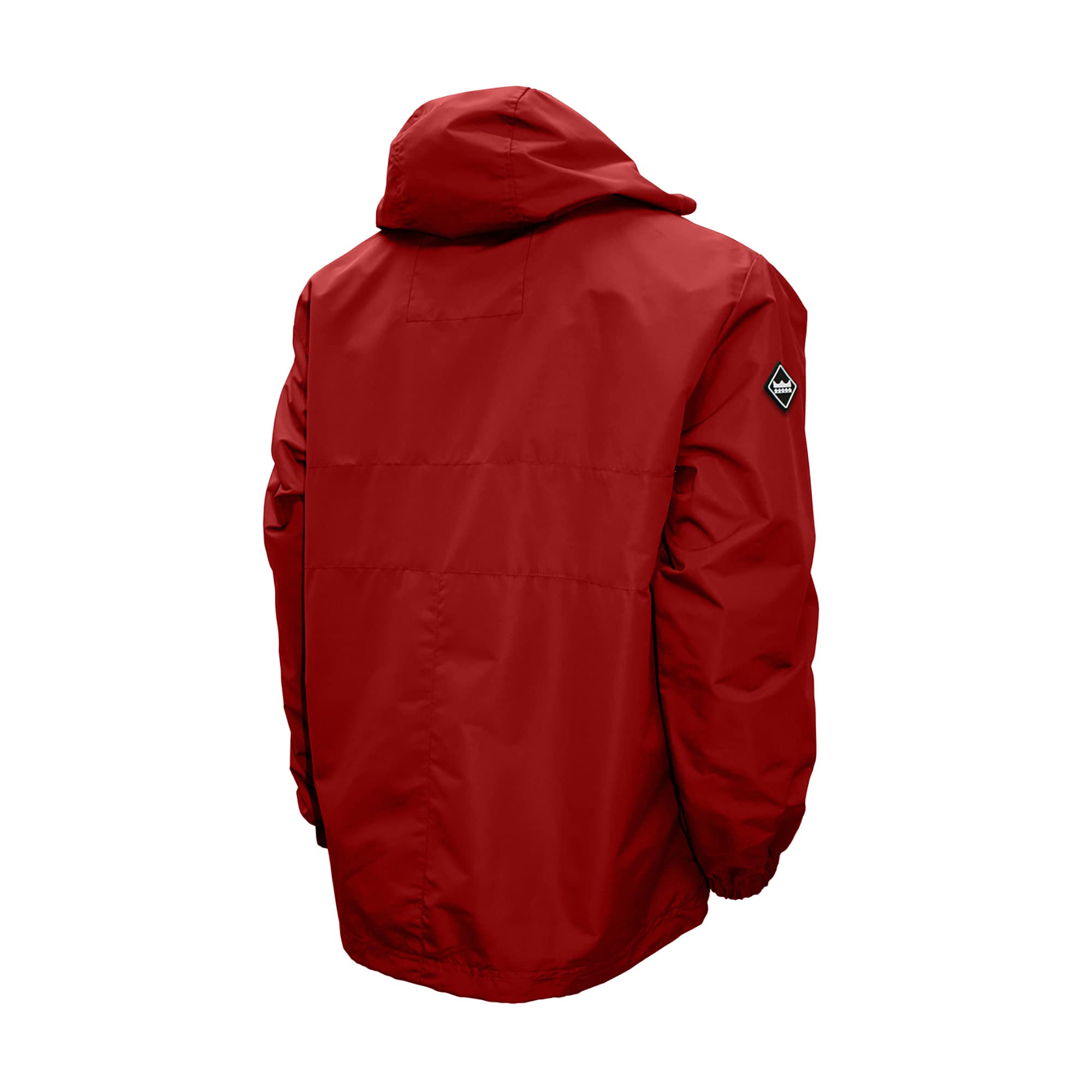 Men's NCAA Alpha Anorak Jacket - Lightweight Waterproof Windbreaker for College Sports Fans - Perfect for Football Games, Tailgating & Outdoor Activities