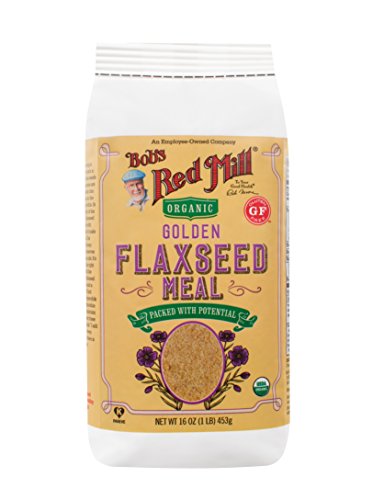 Organic Golden Flaxseed Meal by Bob's Red Mill - Gluten Free, Whole Ground, 16oz (Pack of 1) | Perfect for Smoothies, Baking & Healthy Recipes