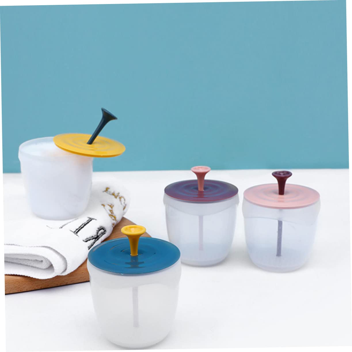 4pcs Face Wash Bubble Maker - PP Material, Simple & Stylish Compact Design for Deep Cleansing | Perfect for Travel, Spa & Daily Skincare Routine