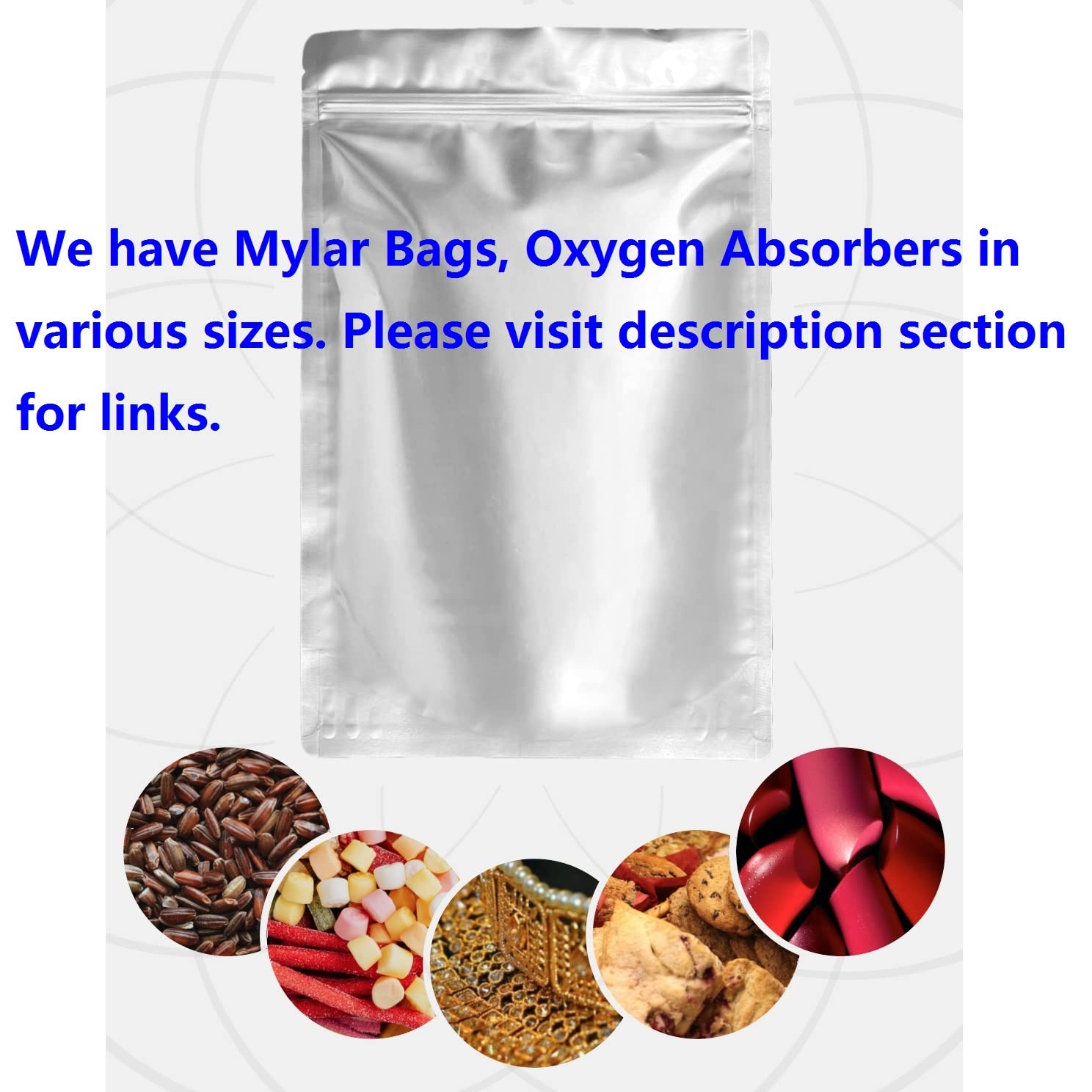 2000cc Oxygen Absorbers for Food Storage - 40 Individually Vacuum Sealed Packets | Food Grade O2 Absorber & Deoxidizer | Extend Shelf Life for Dry Goods, Grains, Nuts & Long-Term Food Storage