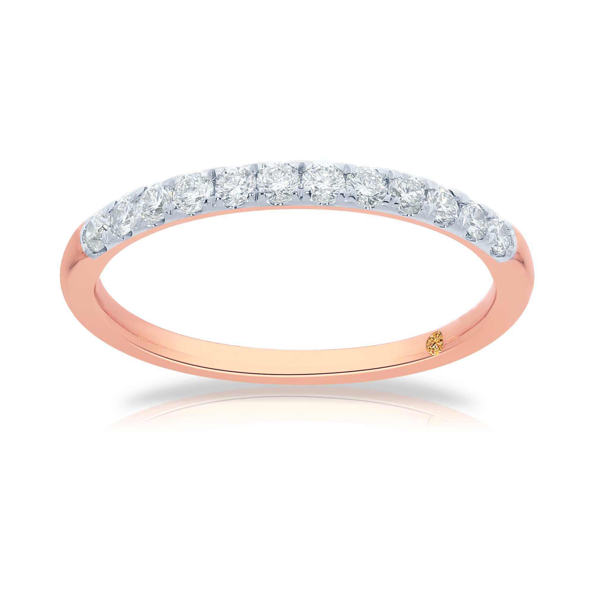 **Lab Grown Diamond Wedding Bands for Women – 10K Yellow, White & Rose Gold Certified Diamond Rings | Anniversary, Promise & Stackable Bands | 1/10-1/2 Carat | Perfect for Weddings, Engagements & Special Occasions**