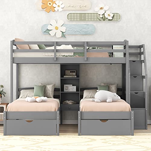 Gray With Stairs