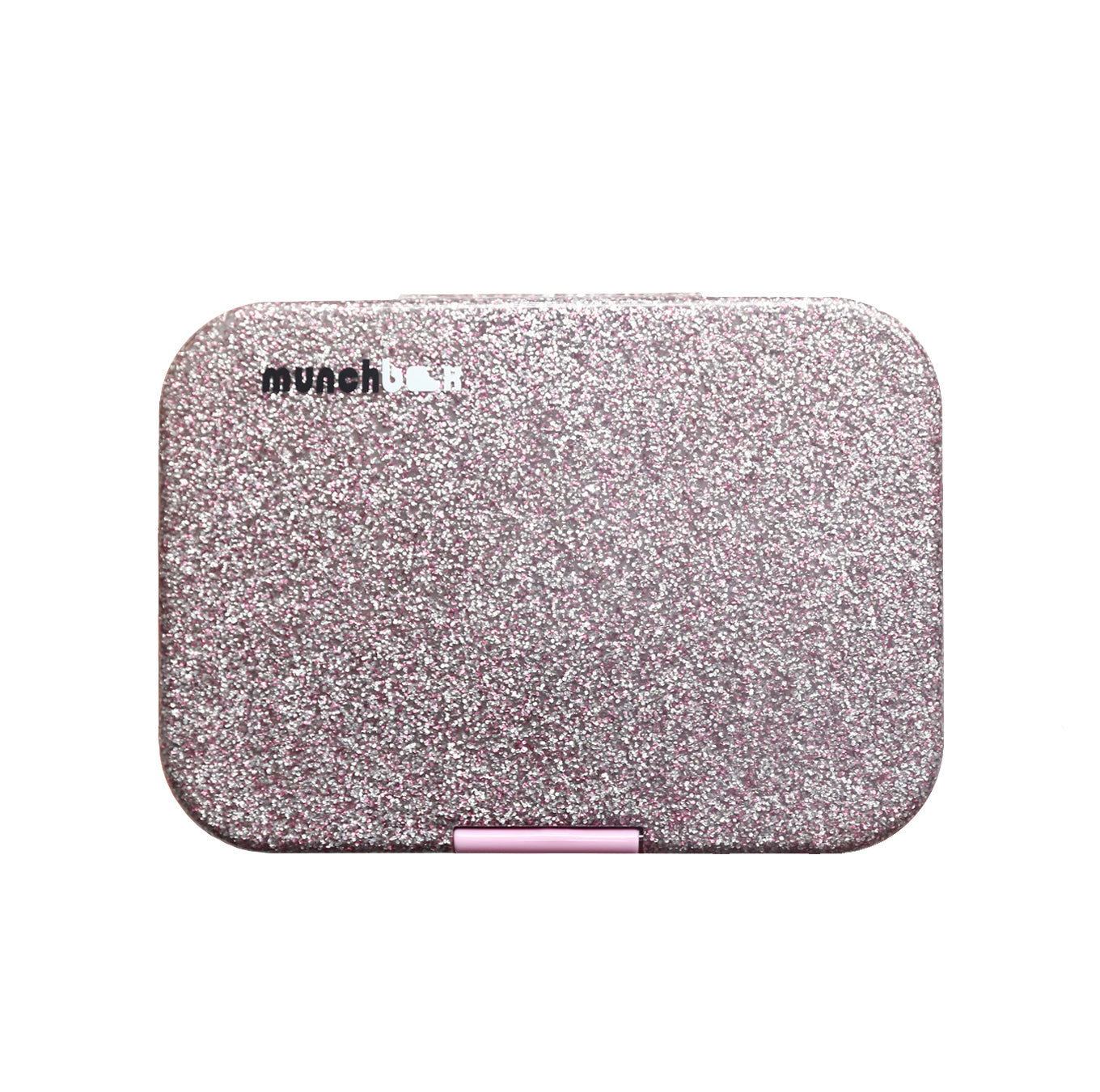 Munchbox Maxi 6 Bento Lunch Box - Sparkle Pink | Insulated Food Container for Kids & Adults | Perfect for School, Work, Picnics & Travel