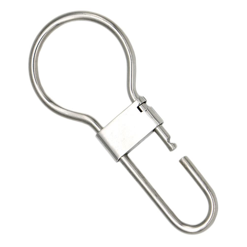 Stainless Steel Keychain Key Ring - Creative DIY Key Holder for Bags, Waist & Decor - Durable Portable Key Buckle Pendant for Everyday Use, Gifts & Travel Accessories