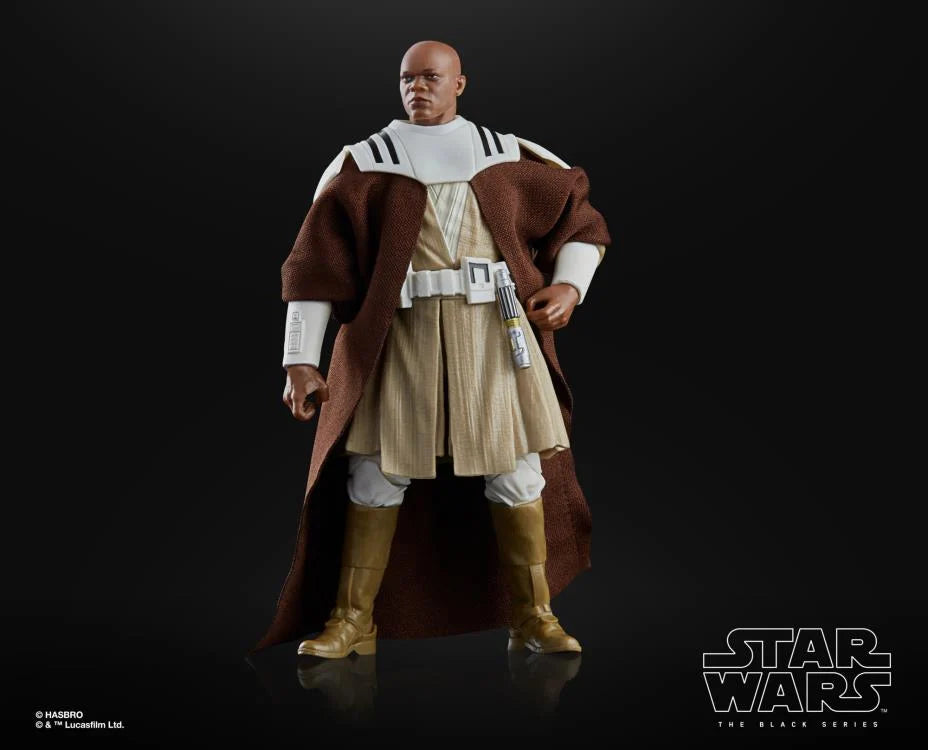 Star Wars The Black Series Mace Windu (Clone Wars) Exclusive 6-Inch Action Figure - Collectible Toy for Fans & Display, Perfect for Cosplay & Gift Giving