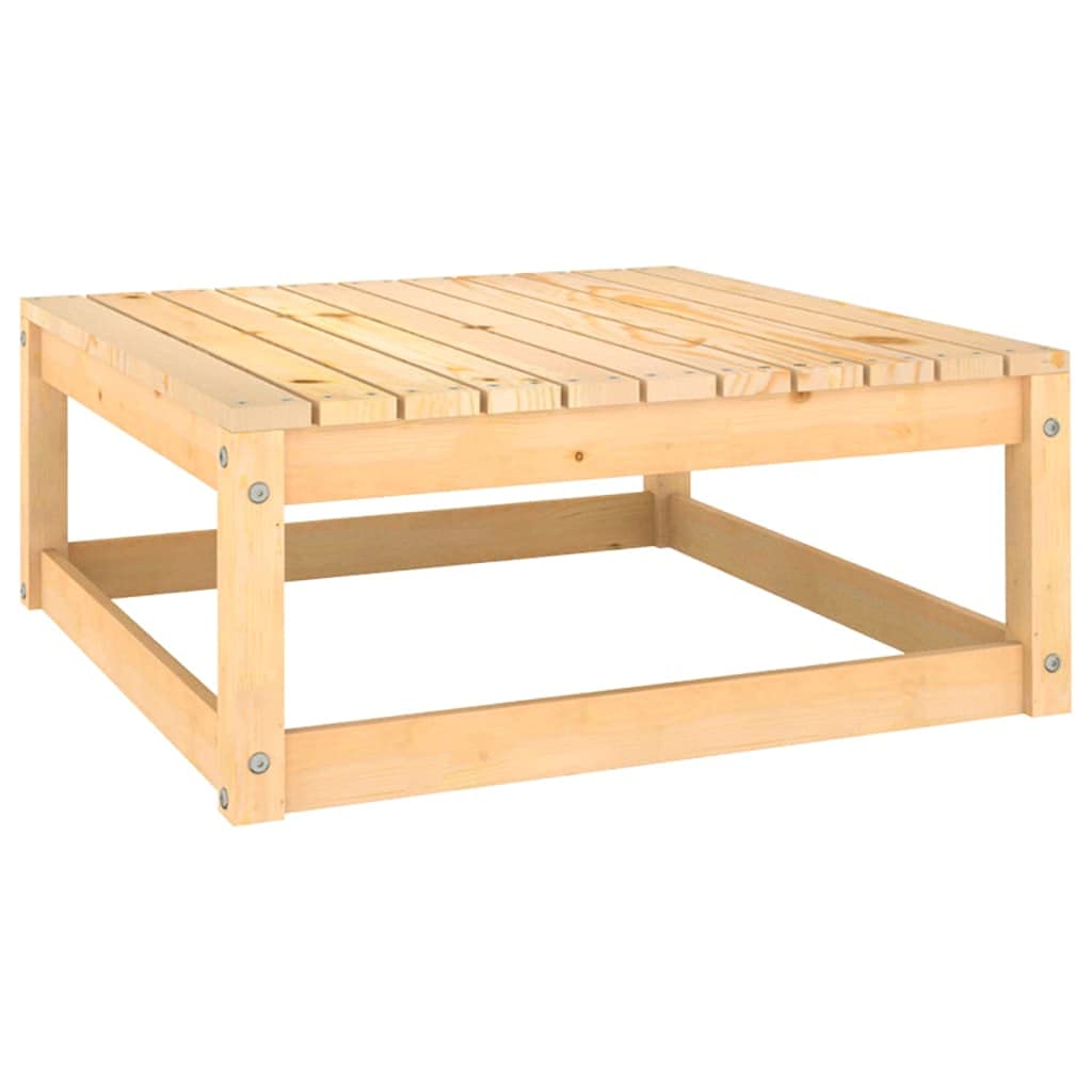 12-Piece Patio Lounge Set - Outdoor Garden Furniture with Cushions & Coffee Table - Retro Style Solid Pine Wood Sectional Sofa for Backyard, Poolside & Patio Relaxation