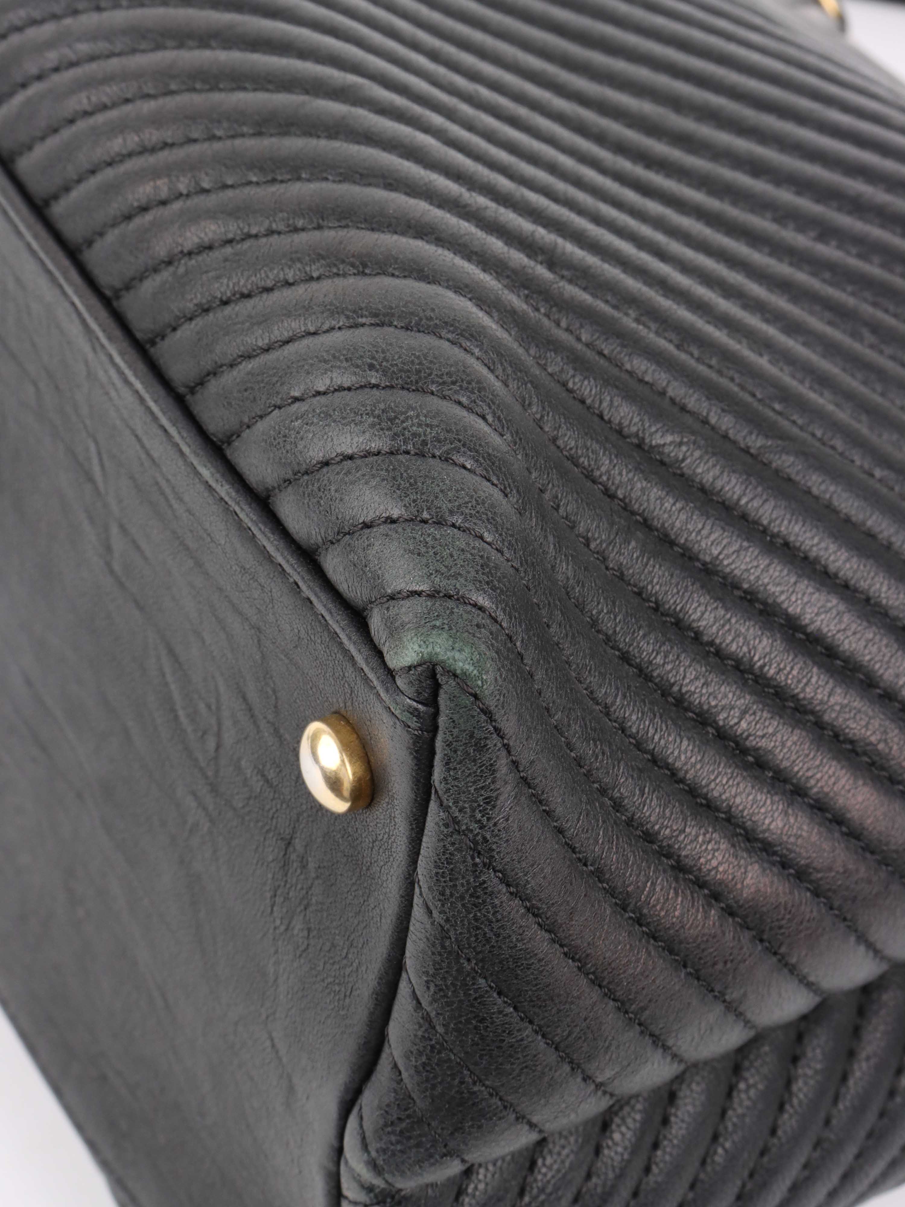 Chanel Black Leather Shoulder Bag for Women - Luxury Designer Handbag for Everyday Use, Work, and Evening Events