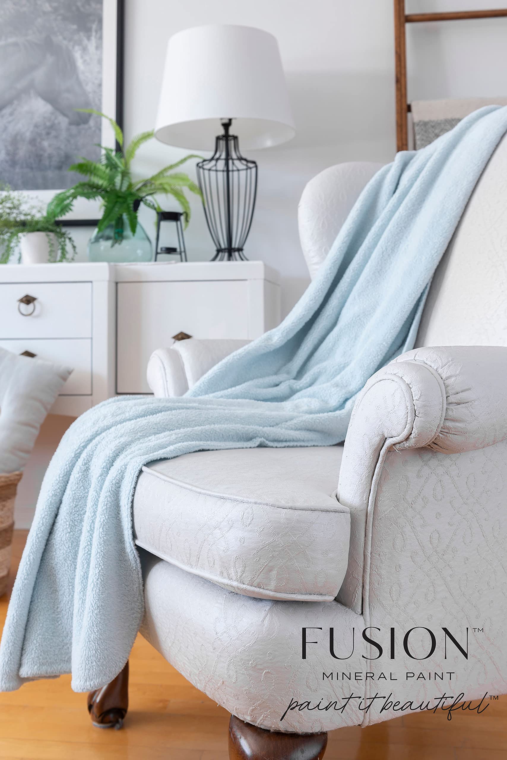 Fusion Mineral Paint - Premium Cashmere Finish (500ml) for Furniture, Cabinets & Home Decor - Eco-Friendly, Non-Toxic Chalk Style Paint