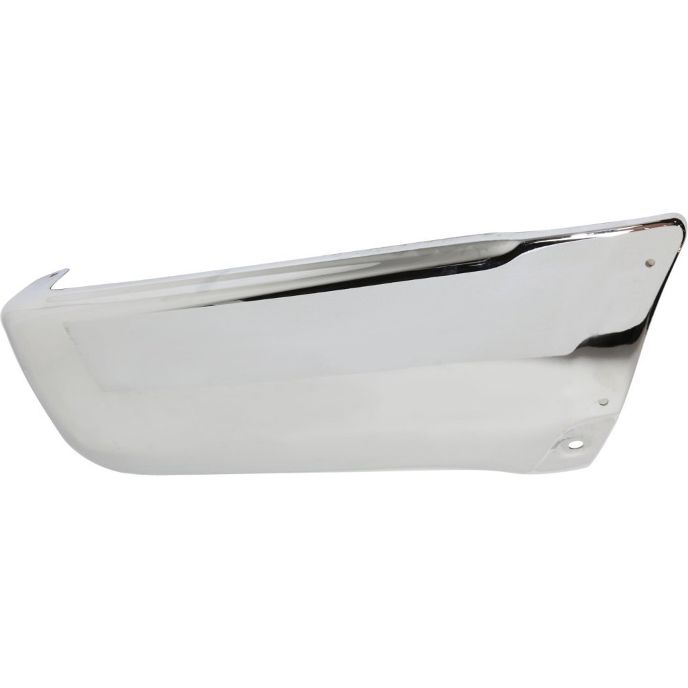 Evan Fischer Chrome Steel Rear Bumper End Compatible With 1996-2002 Toyota 4Runner - Passenger Side With Fender Flare Holes (Part #TO1105103) | Durable Replacement for Off-Roading & Daily Driving