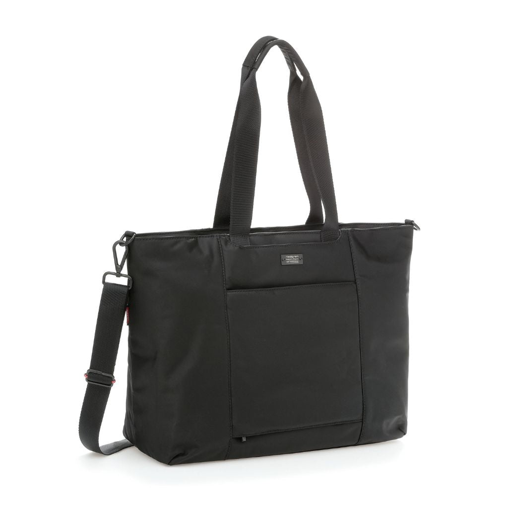 Hedgren Swing Large RFID Blocking Tote Bag for Women - Stylish & Secure Black Handbag for Work, Travel & Everyday Use