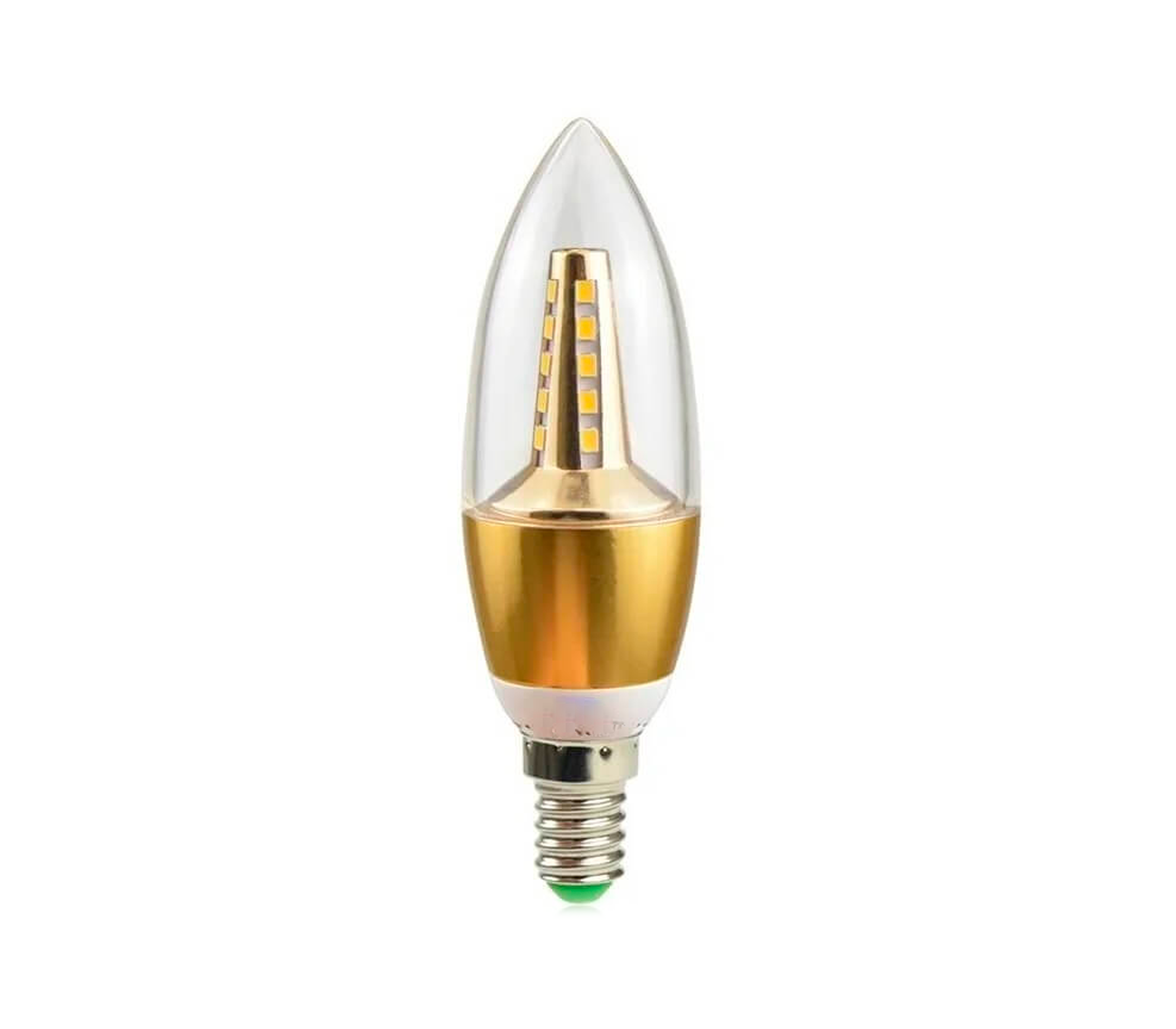 3W E27 LED Candle Light Bulb - 85-265V Tricolor (Warm White/Cool White/Daylight) - Perfect for Chandeliers, Wall Sconces & Decorative Lighting