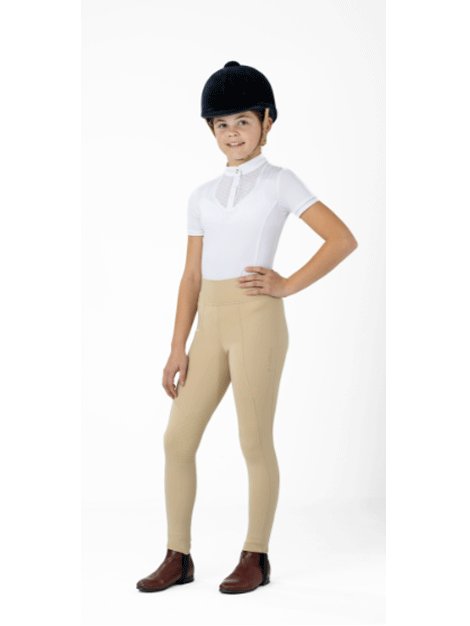 Le Mieux Young Rider Pull On Breeches - Comfortable Equestrian Riding Pants for Kids & Teens - Perfect for Horseback Riding, Training, and Show Jumping