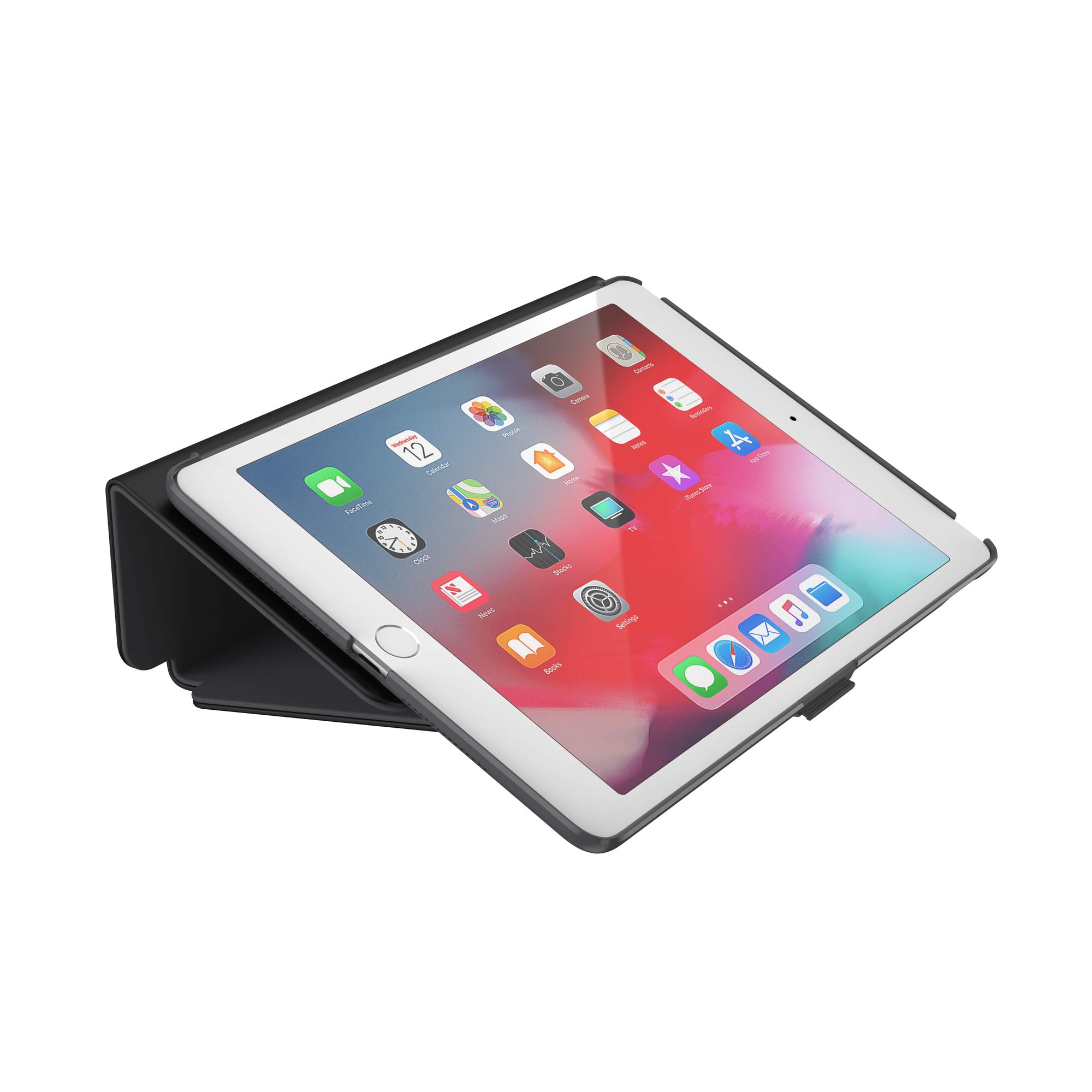Speck StyleFolio iPad Air Case & Stand (2019) - Compatible with iPad Pro 10.5 Inch - Protective Cover with Multiple Viewing Angles - Black/Slate Grey - Perfect for Work, Travel & Home Use