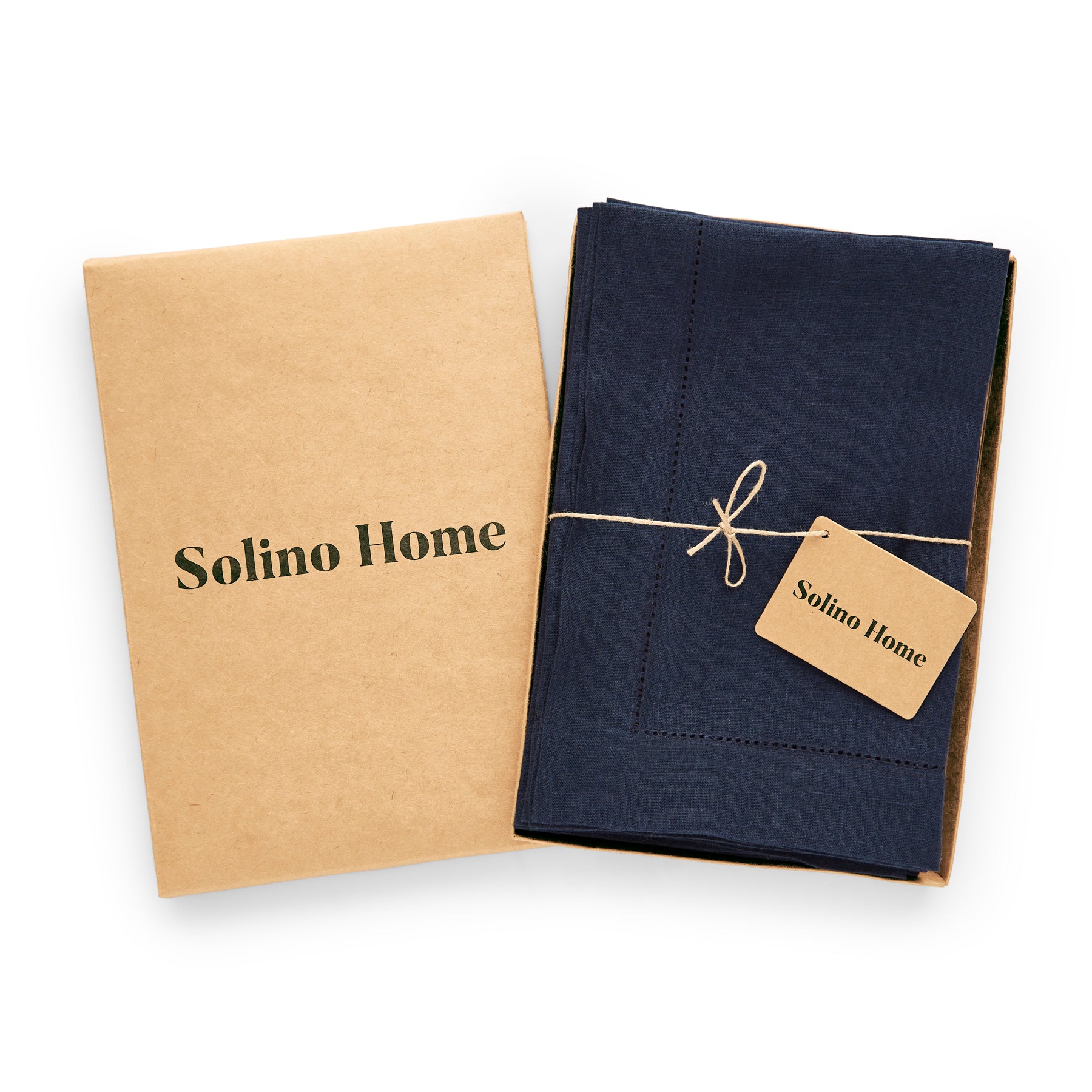 Premium Sonoma Hemstitch Napkins Set of 12 - 100% Cotton Decorative Dinner Napkins for Formal Dining, Wedding, Holiday Table Setting - Elegant Embroidered Linen-Style Napkins for Parties & Special Occasions
