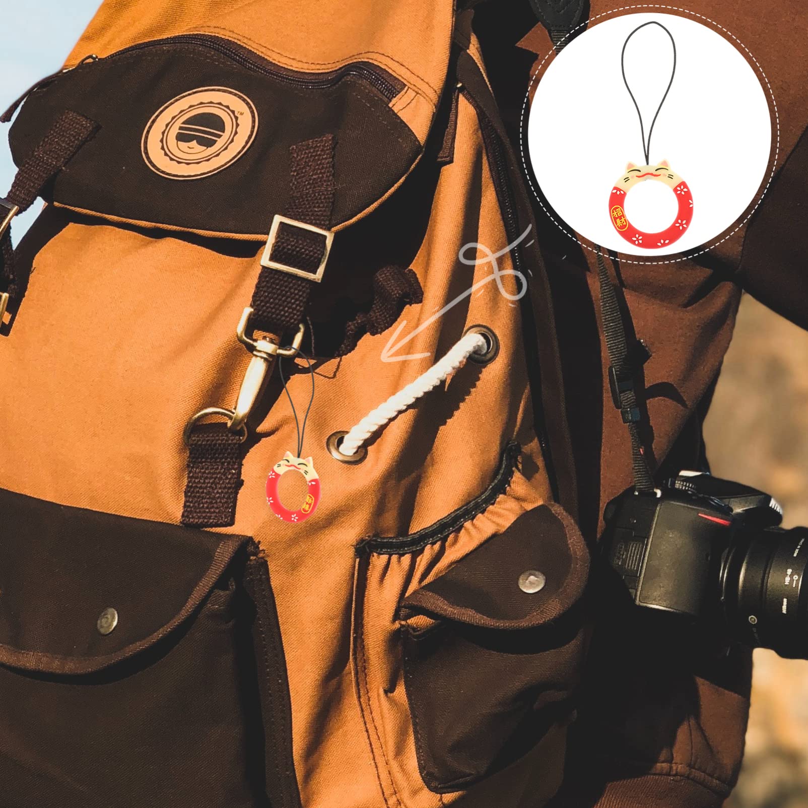 Cartoon Phone Lanyard - Unique Phone Strap with Finger Loop for Phone Cases - Perfect for Work, Travel, and Hands-Free Convenience