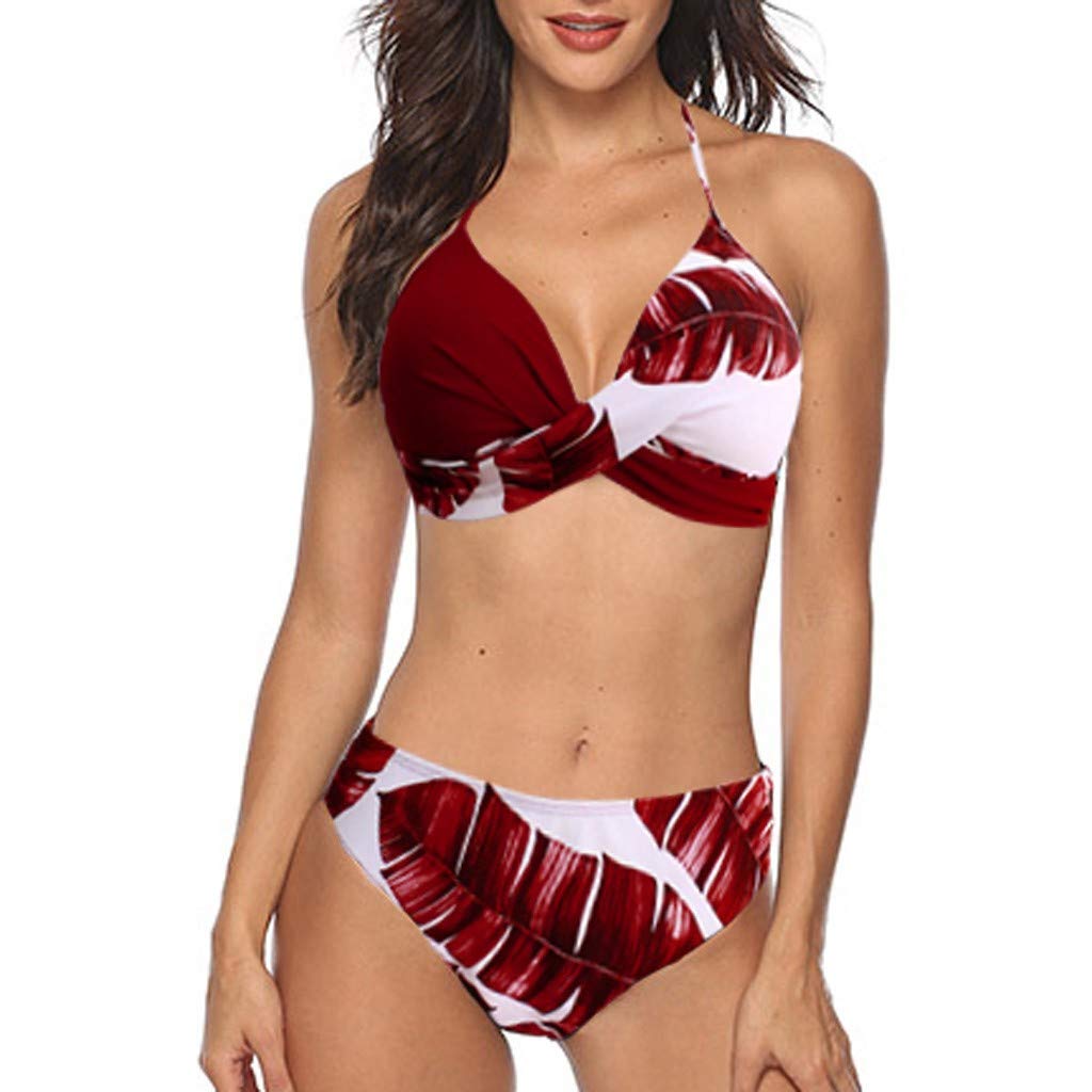 Push-Up Bikini Set for Women - Padded Bathing Bra & Athletic Swimwear for Beach, Pool & Water Sports | High Support Swim Suit with Removable Padding