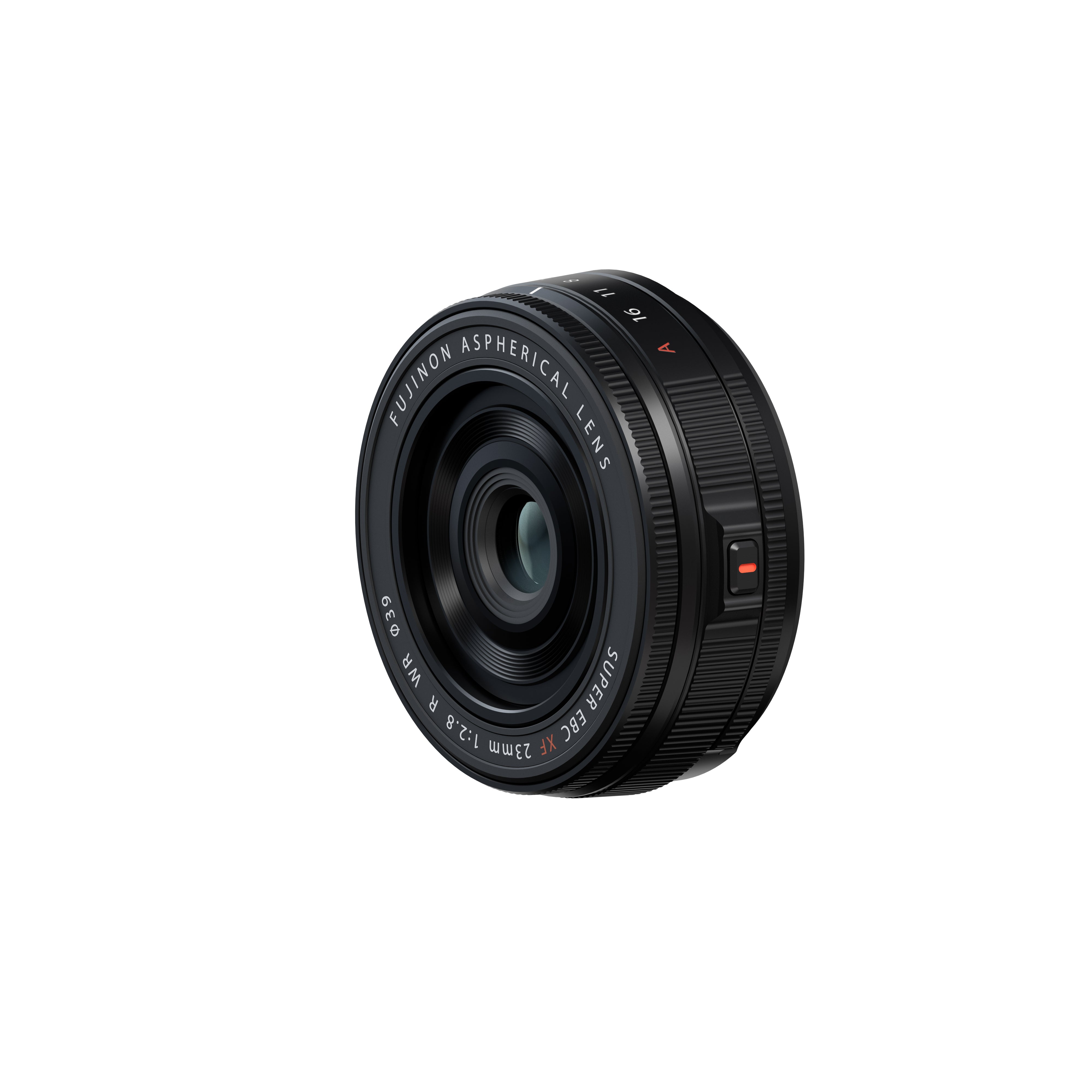 FUJIFILM XF 23mm f/2.8 R WR Pancake Lens for Fujifilm X Mount Cameras - Black | Compact Weather-Resistant Prime Lens for Street, Travel & Everyday Photography