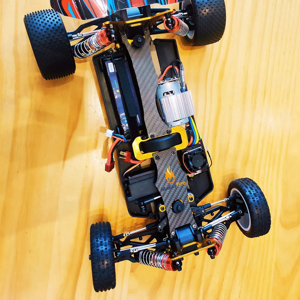 High Performance 3mm Carbon Fiber Top Brace Board for 104001 Car - Lightweight & Durable Auto Upgrade for Racing & Street Performance