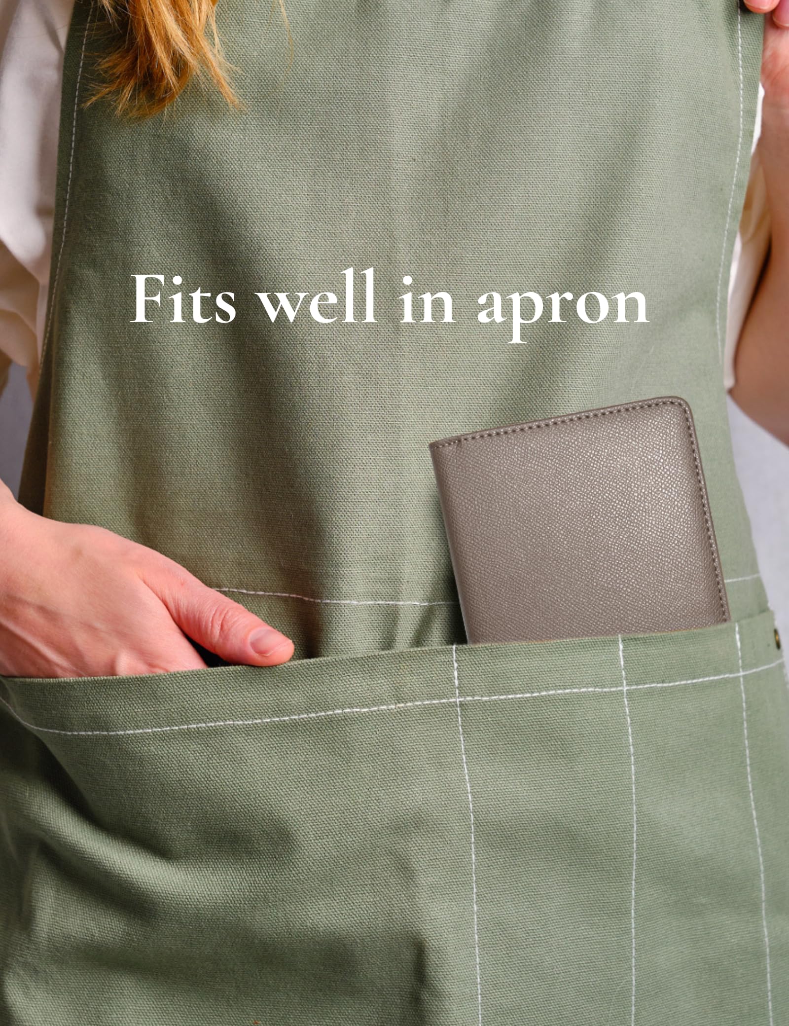 Premium Server Book with Zipper & Magnetic Pocket - Durable Waitress Check Booklet for Restaurant Staff | Guest Check Organizer, Waiter Wallet with High-Capacity Pockets | Perfect for Busy Servers, Hosts & Bartenders - Ideal for Fine Dining, Cafes & Hospitality Work (Stone Design)