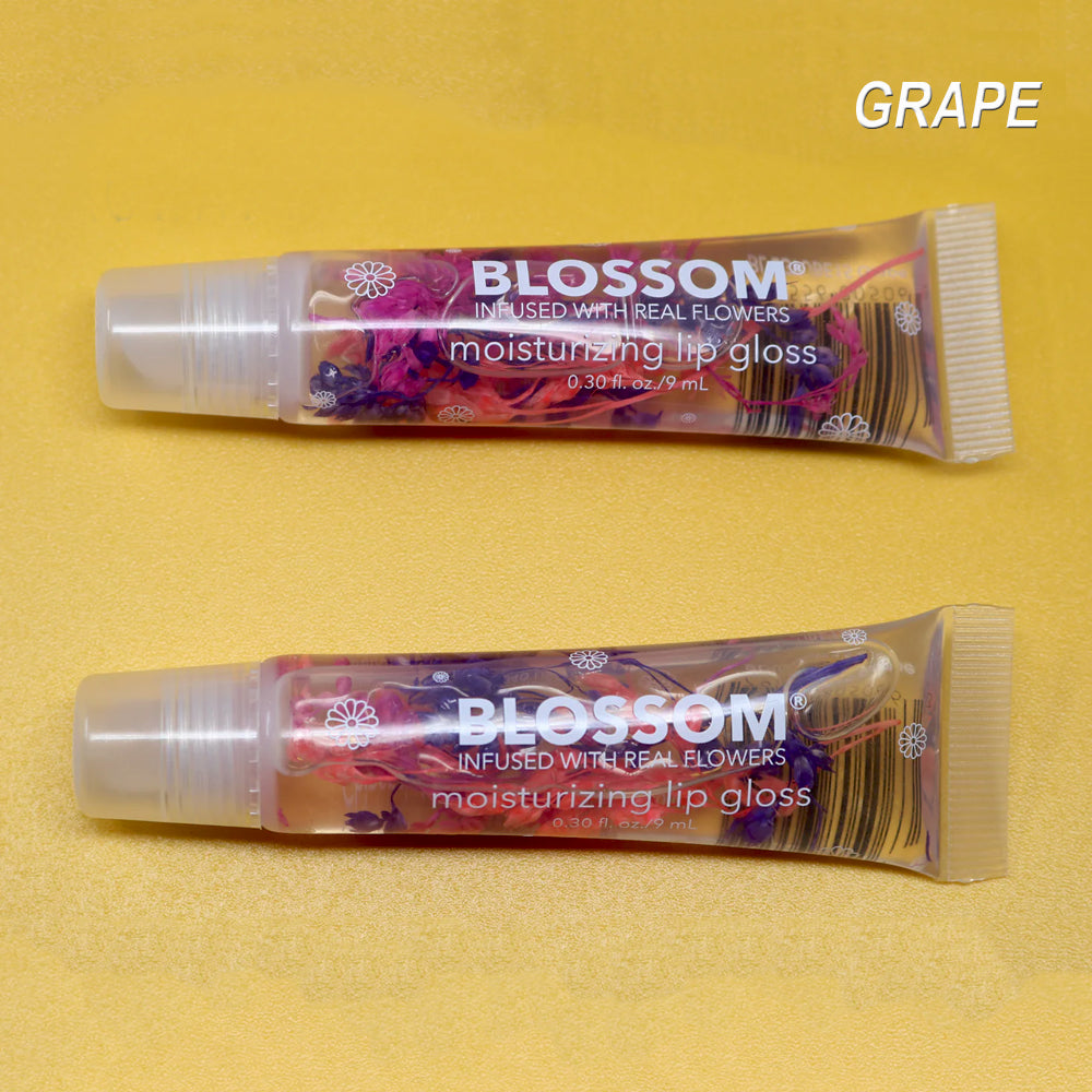 Blossom Moisturizing Lip Gloss - Clear Hydrating Lip Gloss with Vitamin E - 2 Pack Lip Smackers for Soft, Shiny Lips | Perfect for Daily Wear & Special Occasions