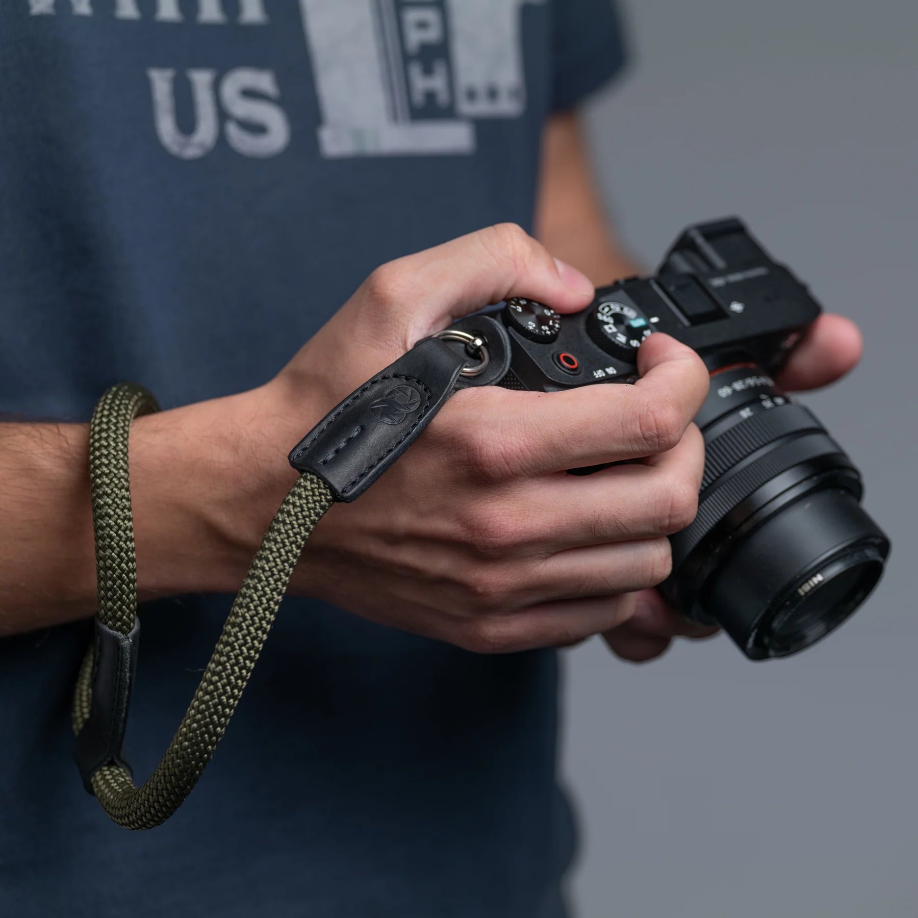 Cooph Rope Hand Strap - Durable Army Green Camera Strap for DSLR & Mirrorless Cameras - Perfect for Travel, Hiking & Outdoor Photography