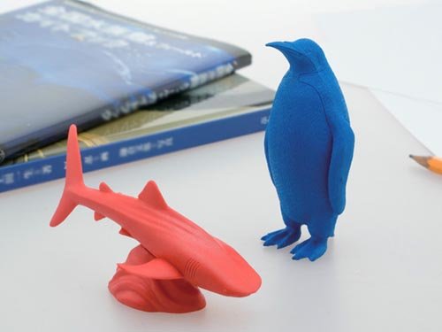 Premium King Penguin Red Eraser - Fun Ocean Creatures Collection for Kids & School Supplies | Perfect for Classroom, Art Projects & Gifts