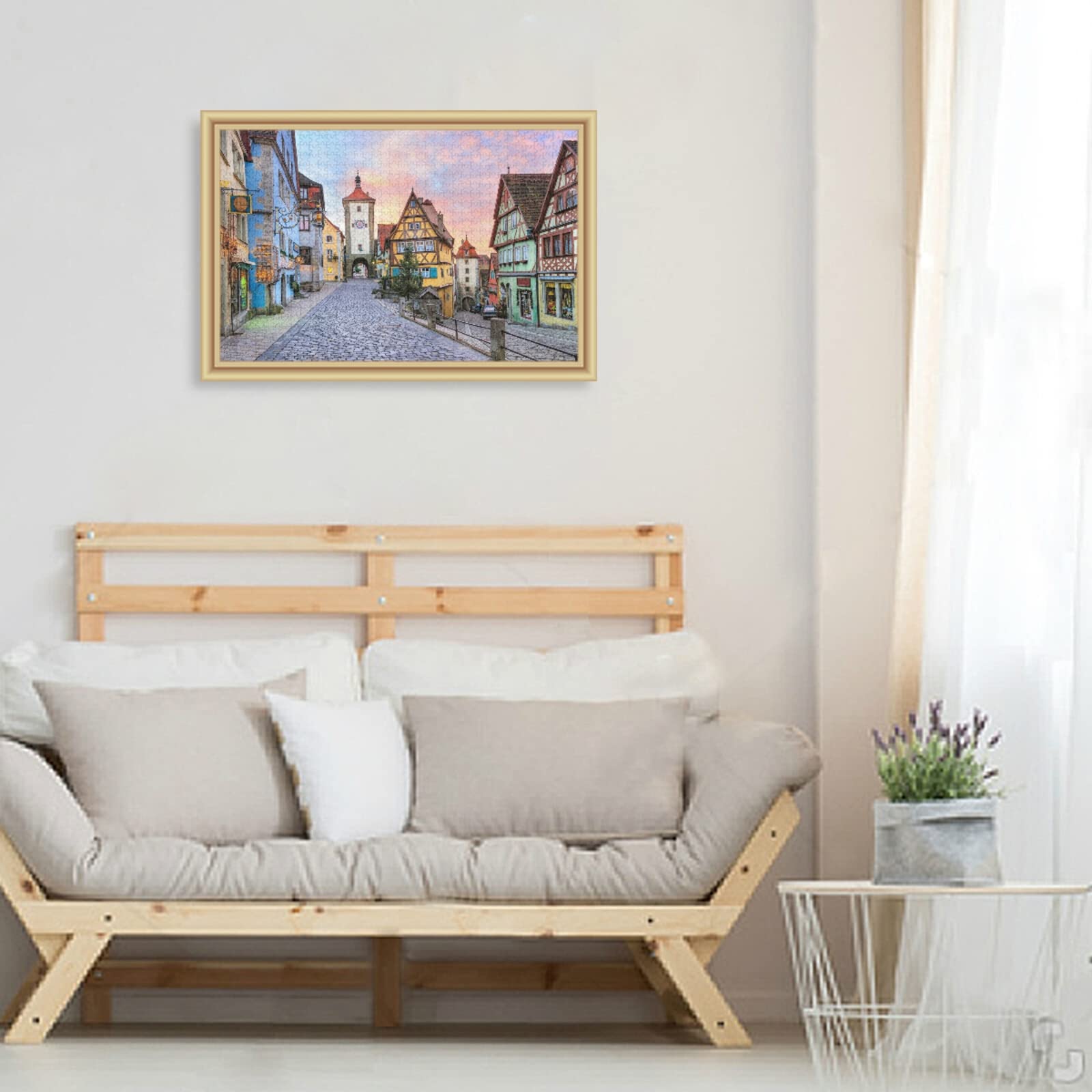 500 Piece Rothenburg Germany Jigsaw Puzzle for Adults – Challenging Scenic Puzzle for Relaxation & Stress Relief – Perfect for Family Game Night & Home Decor