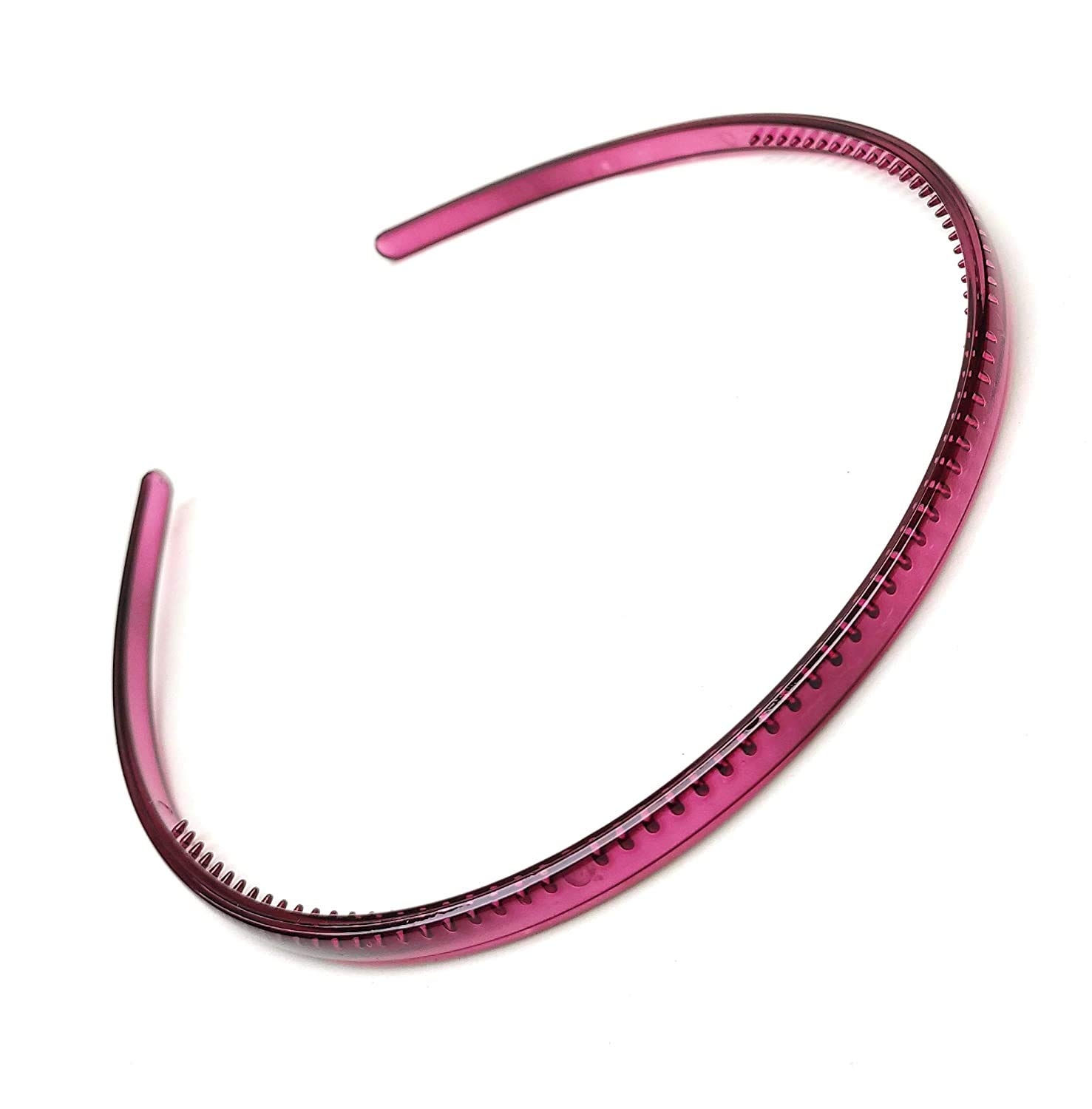 MOOLYAVAAN Plastic Hair Headbands for Women & Kids - Non-Slip Cute Comb Headband Set of 3, Stylish Hair Accessories for Girls, Women (Perfect for School, Work, Sports & Everyday Use)