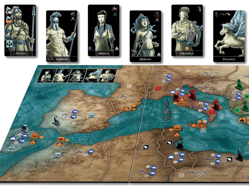 Mare Nostrum Atlas Expansion - Strategic Board Game Expansion for Ancient Mediterranean Empire Building | Perfect for Game Nights & Historical Strategy Enthusiasts