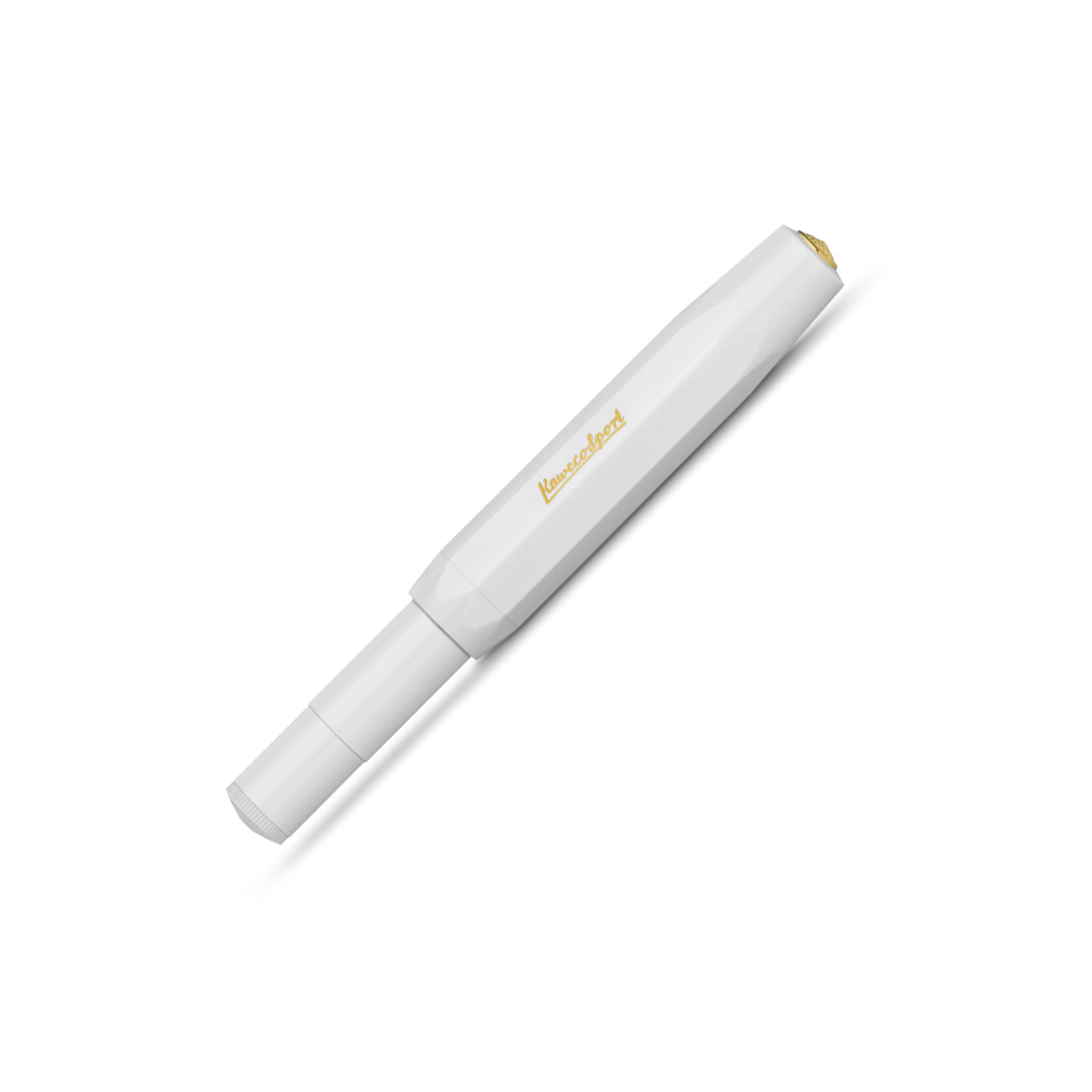 Classic Sport Fountain Pen - Medium Nib, White Body - Perfect for Writing, Journaling & Gift Giving