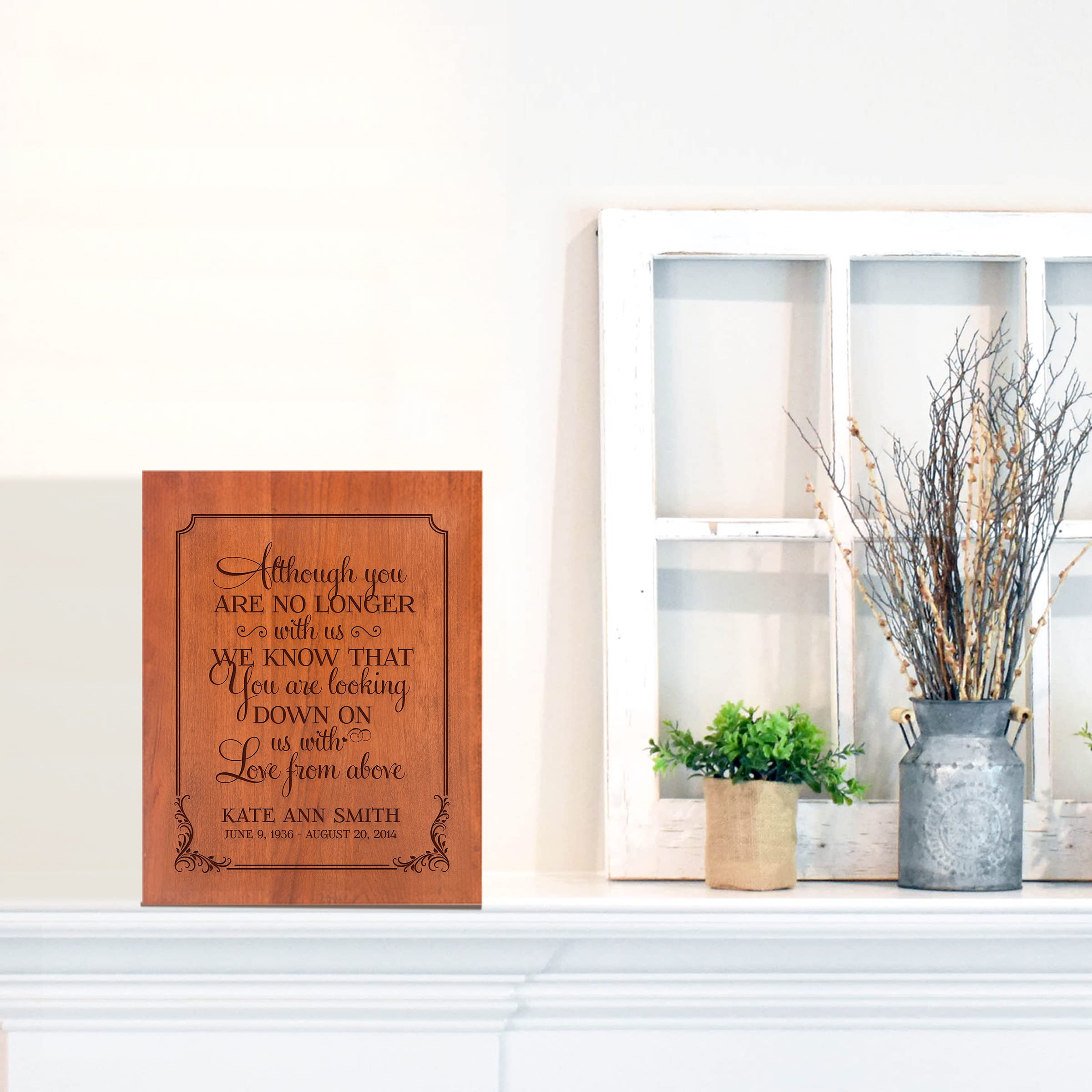 Lifesong Milestones Personalized Wooden Cremation Urn for Human Ashes - Handcrafted Keepsake Box for Adult Male & Female - Celebration of Life Memorial Urn with Custom Engraving - Perfect for Home Display, Funeral Services & Memorial Ceremonies