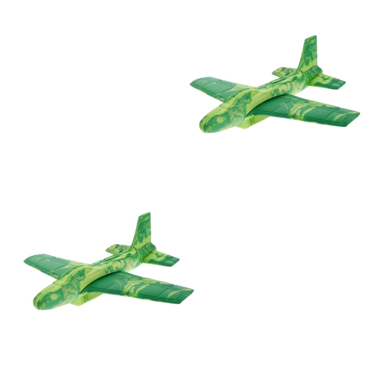 TOYANDONA 2 Pack Airplane Toys for Kids - Outdoor Throwing Flying Glider, DIY Aircraft Model Kit, Creative Birthday Party Decorations for Boys & Girls - Perfect for Backyard Play, STEM Learning & Birthday Parties