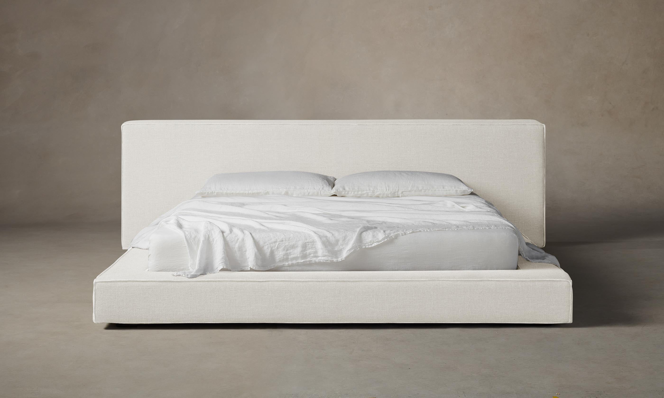 The Eldridge Bed - Premium Performance Linen Weave Flour Sack Pillowcases for Ultimate Comfort | Perfect for Bedroom, Guest Room & Cozy Home Decor