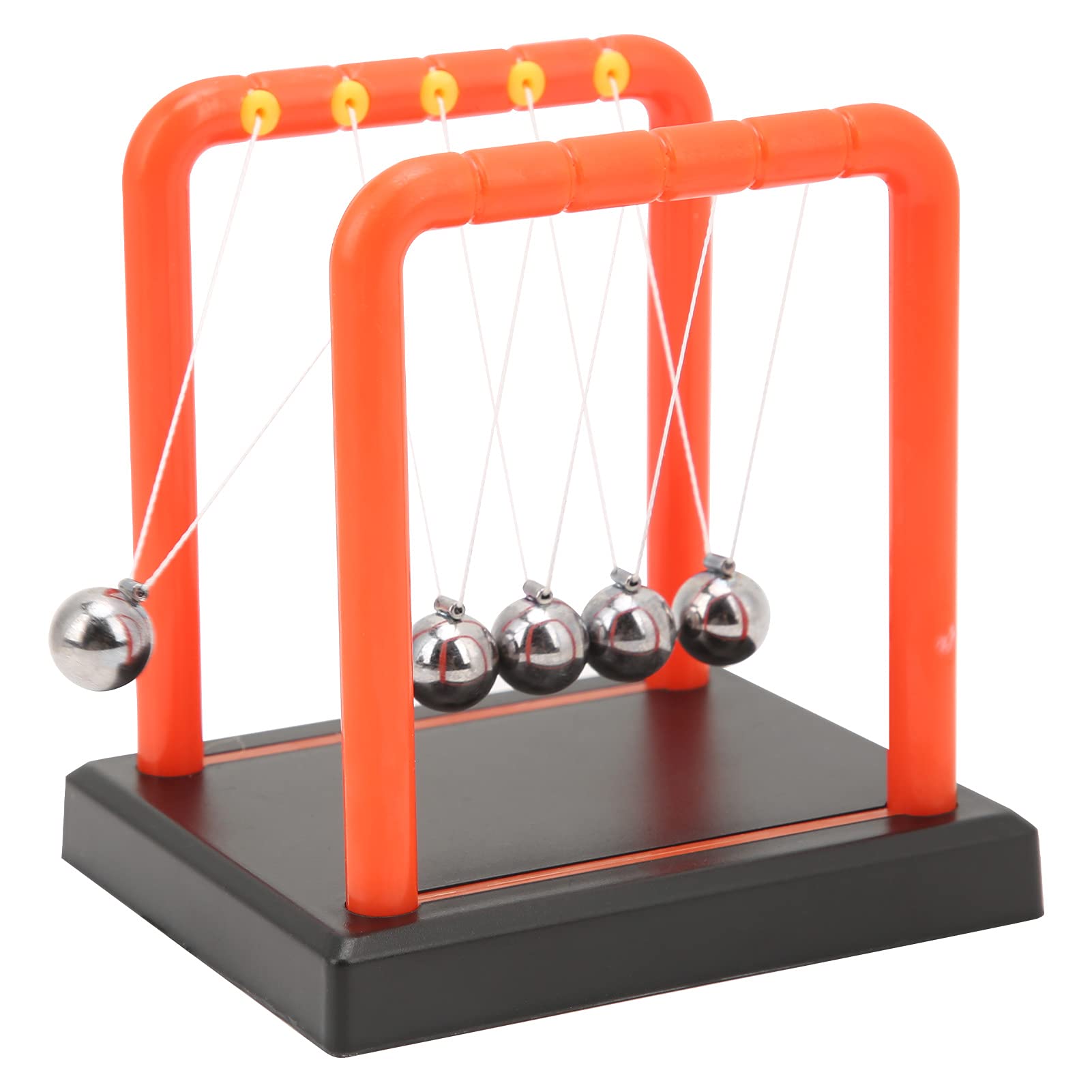 Newton's Cradle Desk Toy - Mini Physics Balance Balls for Stress Relief & Office Decor | Science Educational Gift for Adults & Kids | Perfect for Home Office, Classroom & Desk Accessories