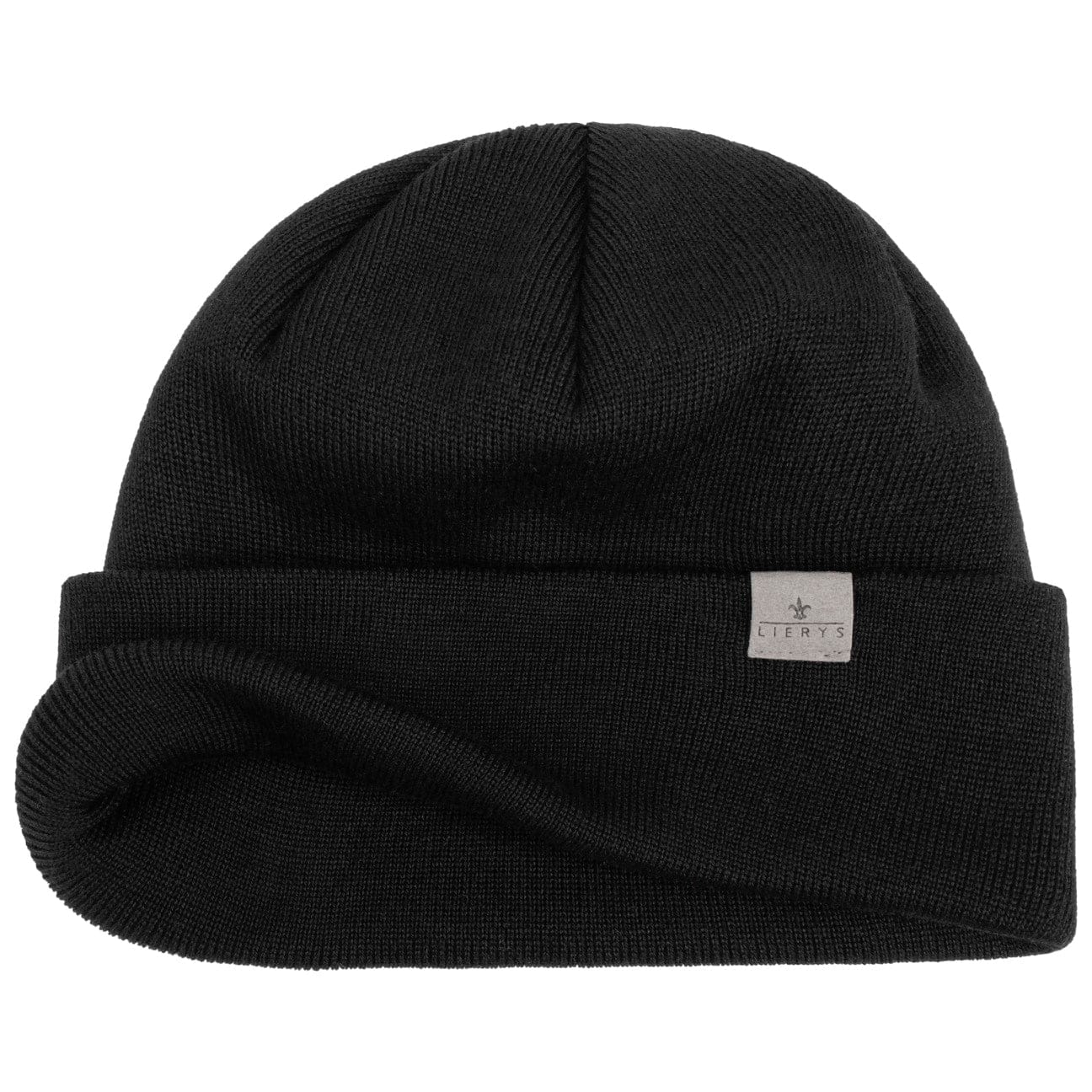 Lierys Merino Wool Fine Knit Docker Hat - Warm & Soft Winter Beanie for Men & Women - Perfect for Outdoor Activities, Hiking, and Cold Weather