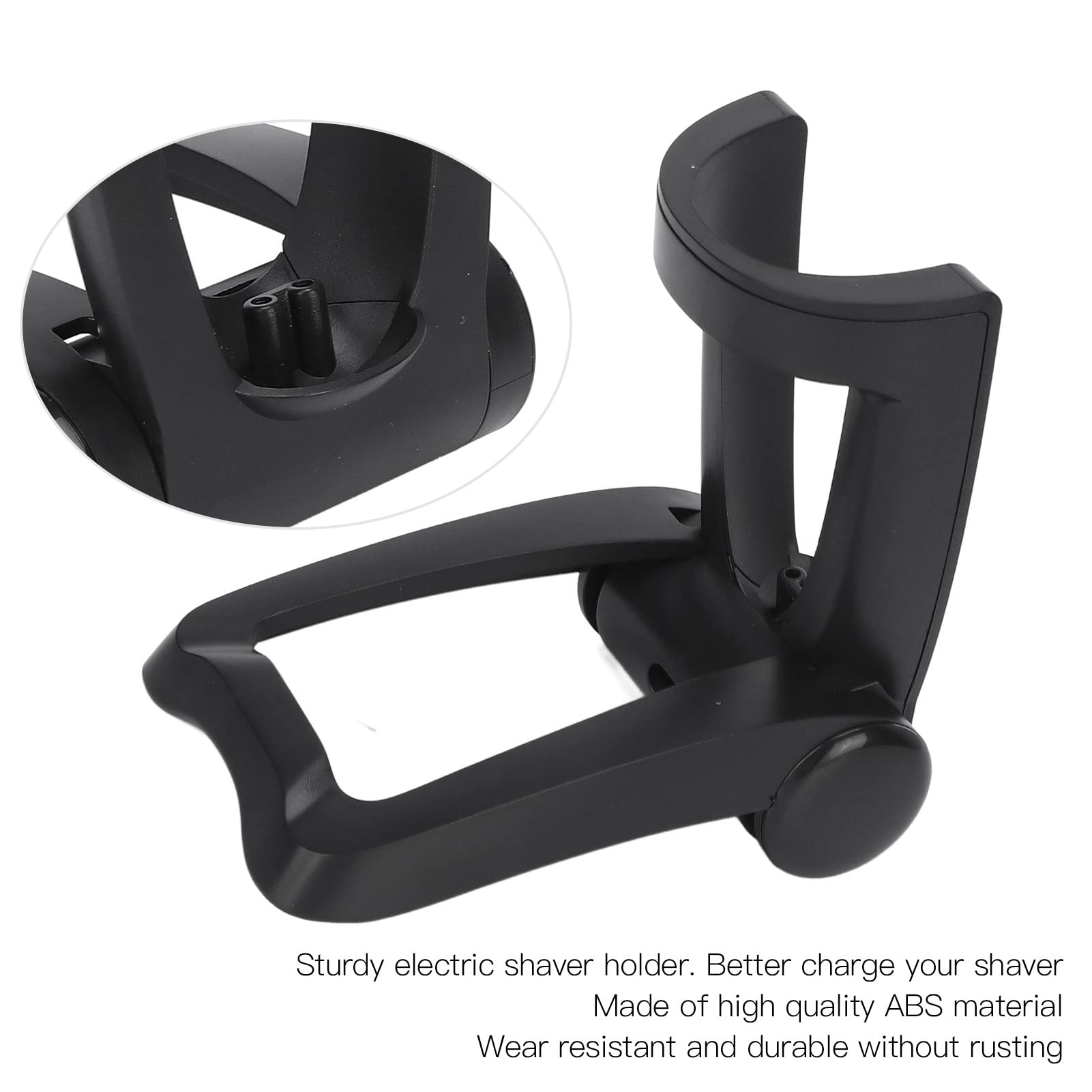 Rechargeable Electric Shaver Charging Station - Foldable Shaver Holder & Charging Base for Men's Grooming - Perfect for Travel & Home Use