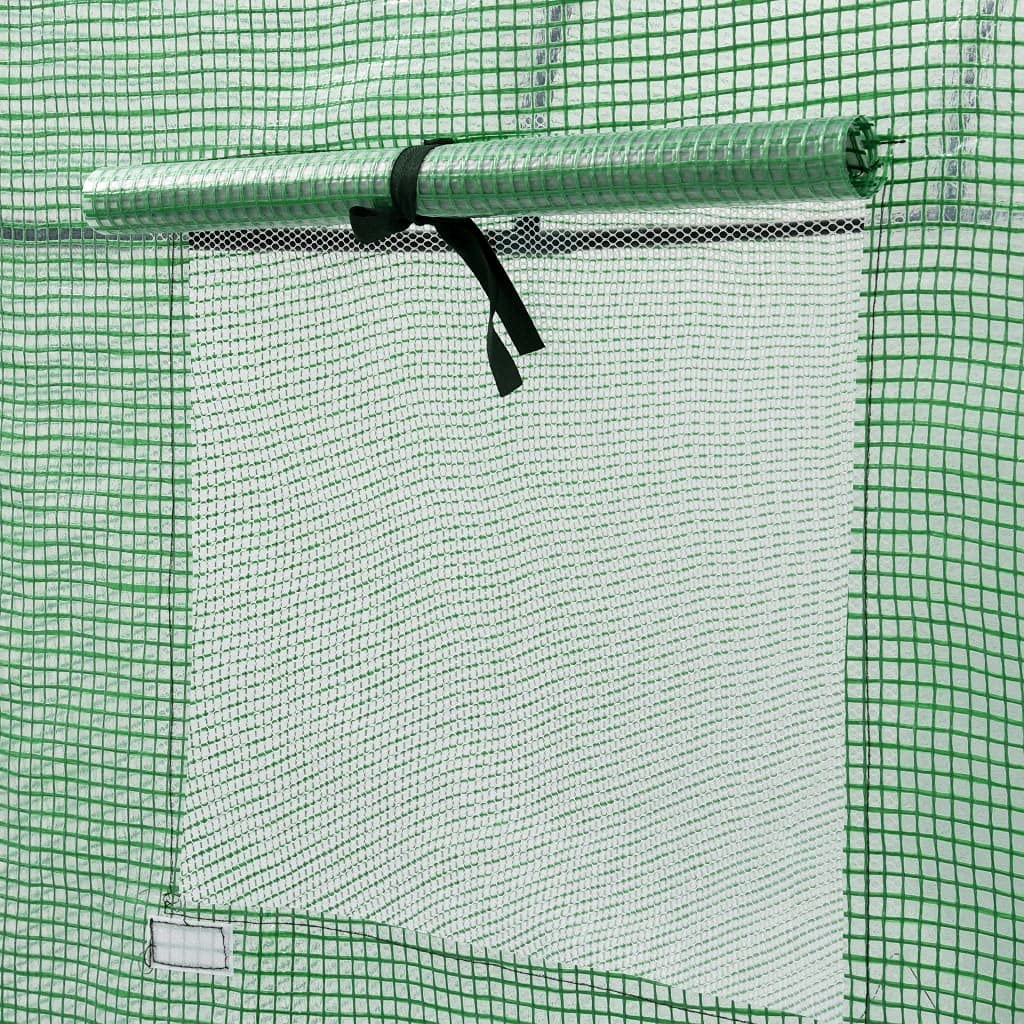 Portable Walk-in Greenhouse with Zippered Door - 78.7