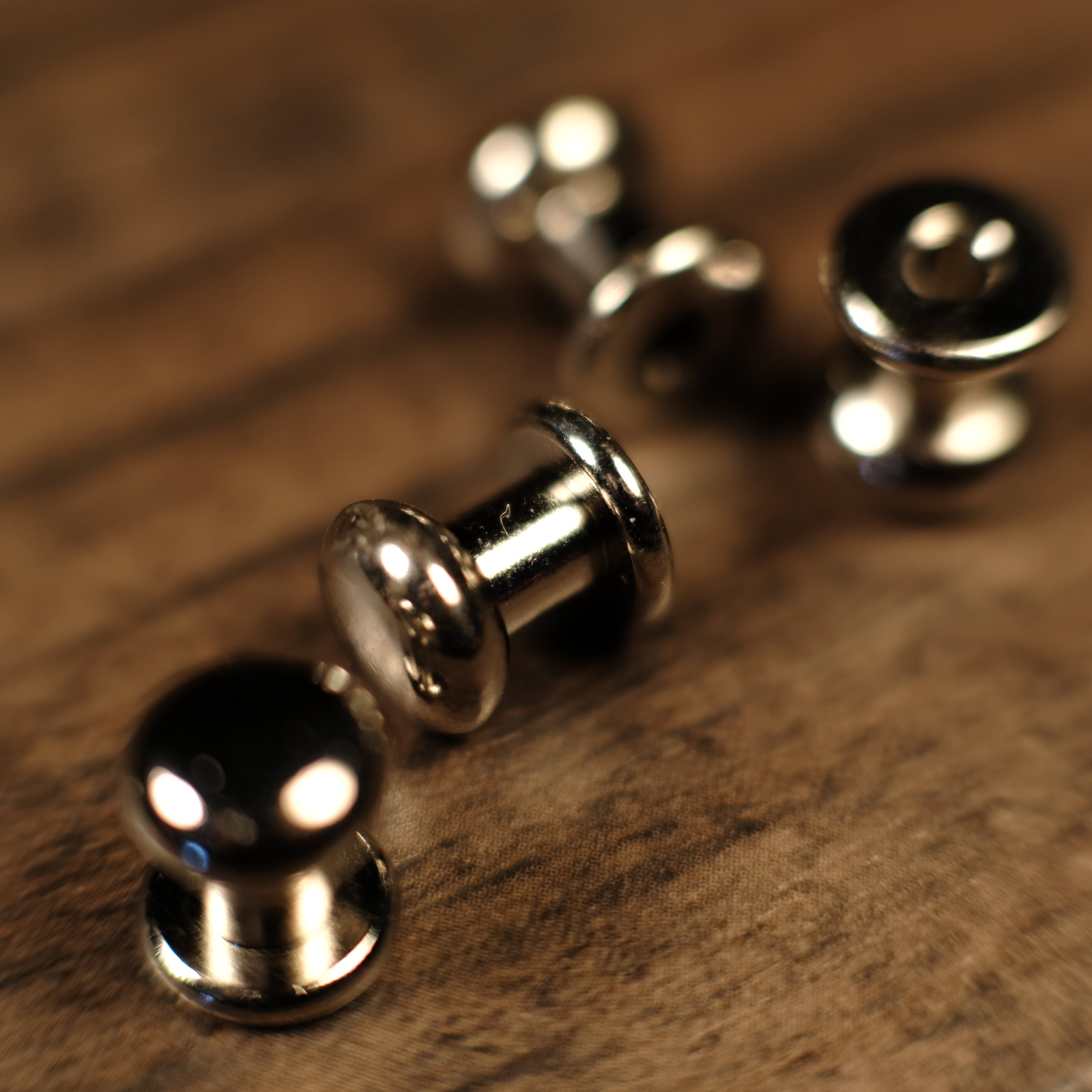 Nickel Plated Collar Button Stud B20 - Premium Shirt Accessory for Men's Formal Wear & Business Attire
