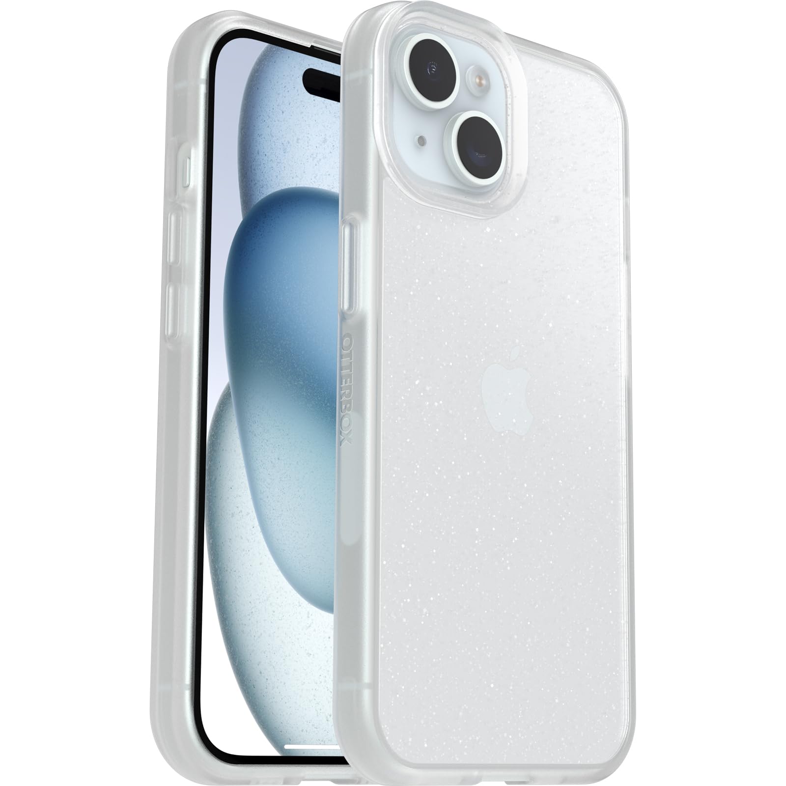 OtterBox iPhone 15 Case - Ultra Thin Protective Cover with Glitter Stardust Design, Wireless Charging Compatible, Raised Edges for Screen & Camera Protection | Perfect for Everyday Use, Travel & Outdoor Activities