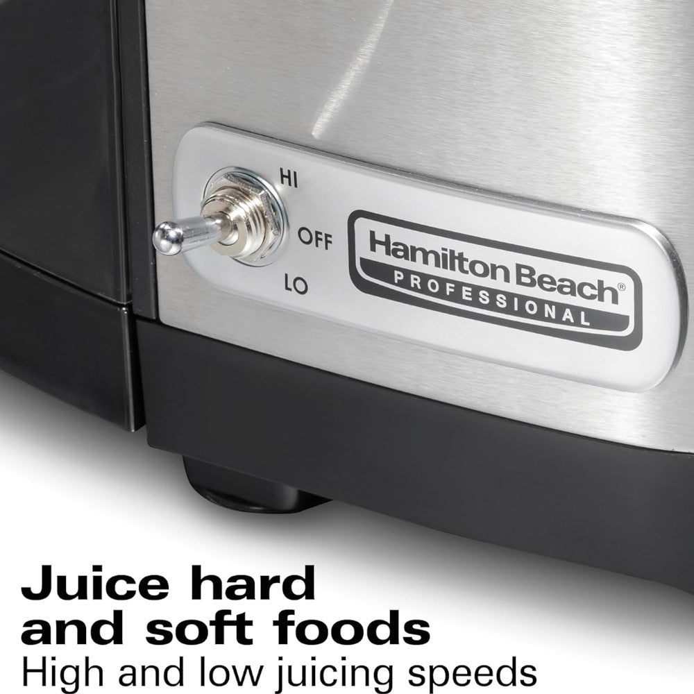 Refurbished Hamilton Beach Professional 67906 Centrifugal Juicer Extractor with Warranty - Perfect for Healthy Juicing at Home & Kitchen Essentials