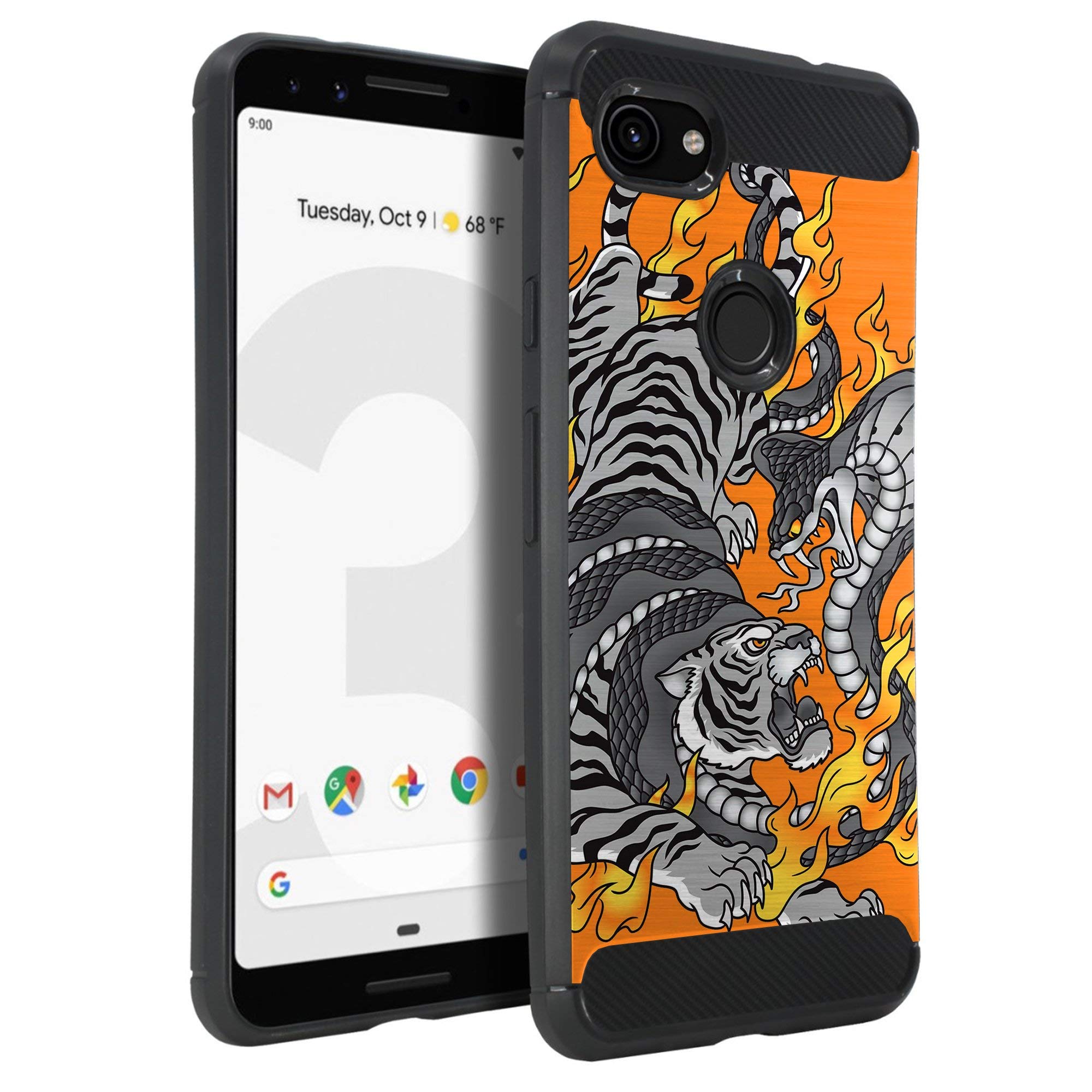 Google Pixel 3A Case - Cobra Tiger TPU Slim Protective Cover for Daily Use