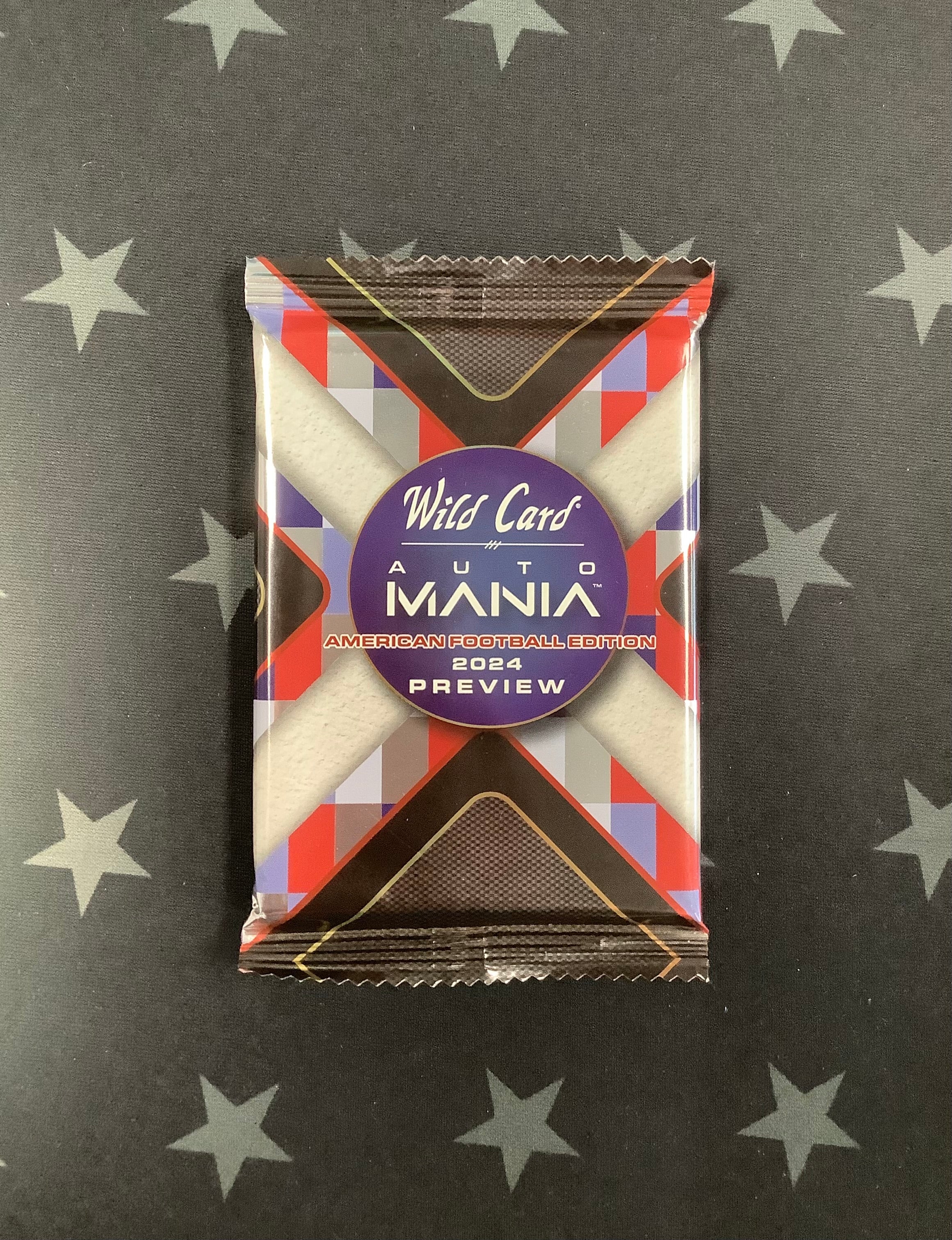 2024 Wild Card Auto Mania American Football Edition Preview Pack - Collectible Trading Cards for NFL Fans - Perfect for Sports Memorabilia Collections & Fantasy Football Drafts
