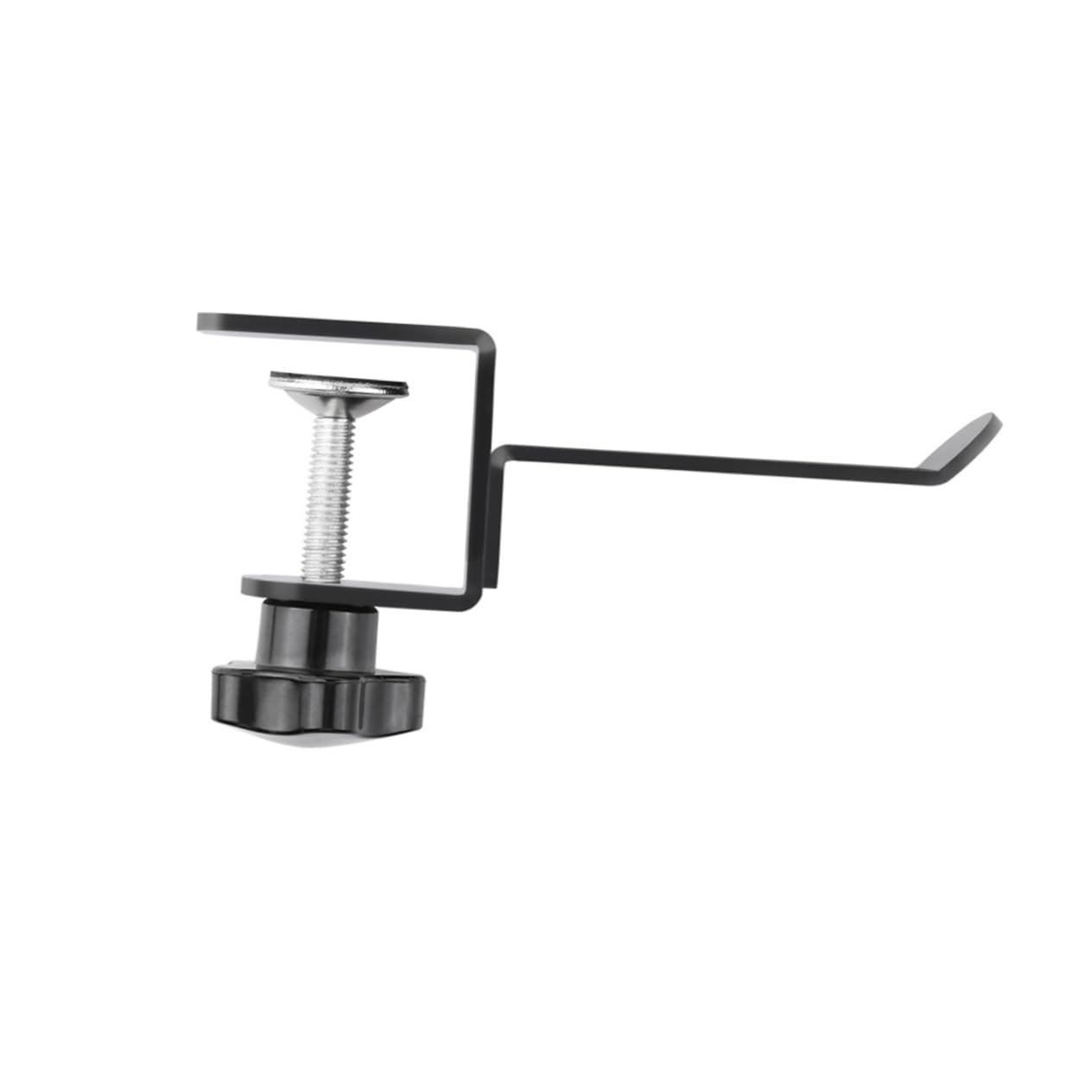 Premium Metal Headphone Stand with Screw Clip - Adjustable Headset Holder for Desk, Gaming & Office Accessories - Durable Earphone Bracket for Home & Studio Use