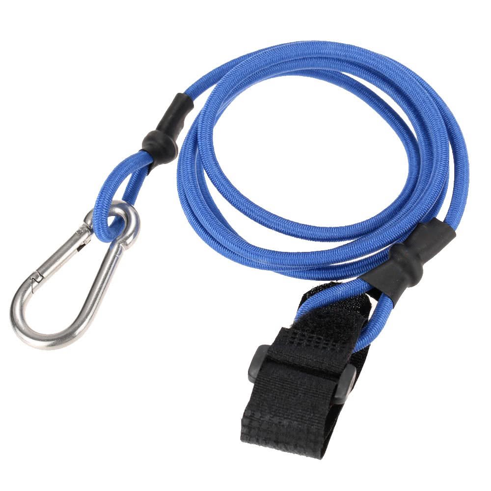 4mm Thick 103cm Elastic Kayak Canoe Safety Bungee Cord - Heavy Duty Fishing Rod Lanyard & Paddle Leash for Kayaking, Canoeing and Water Sports Accessories