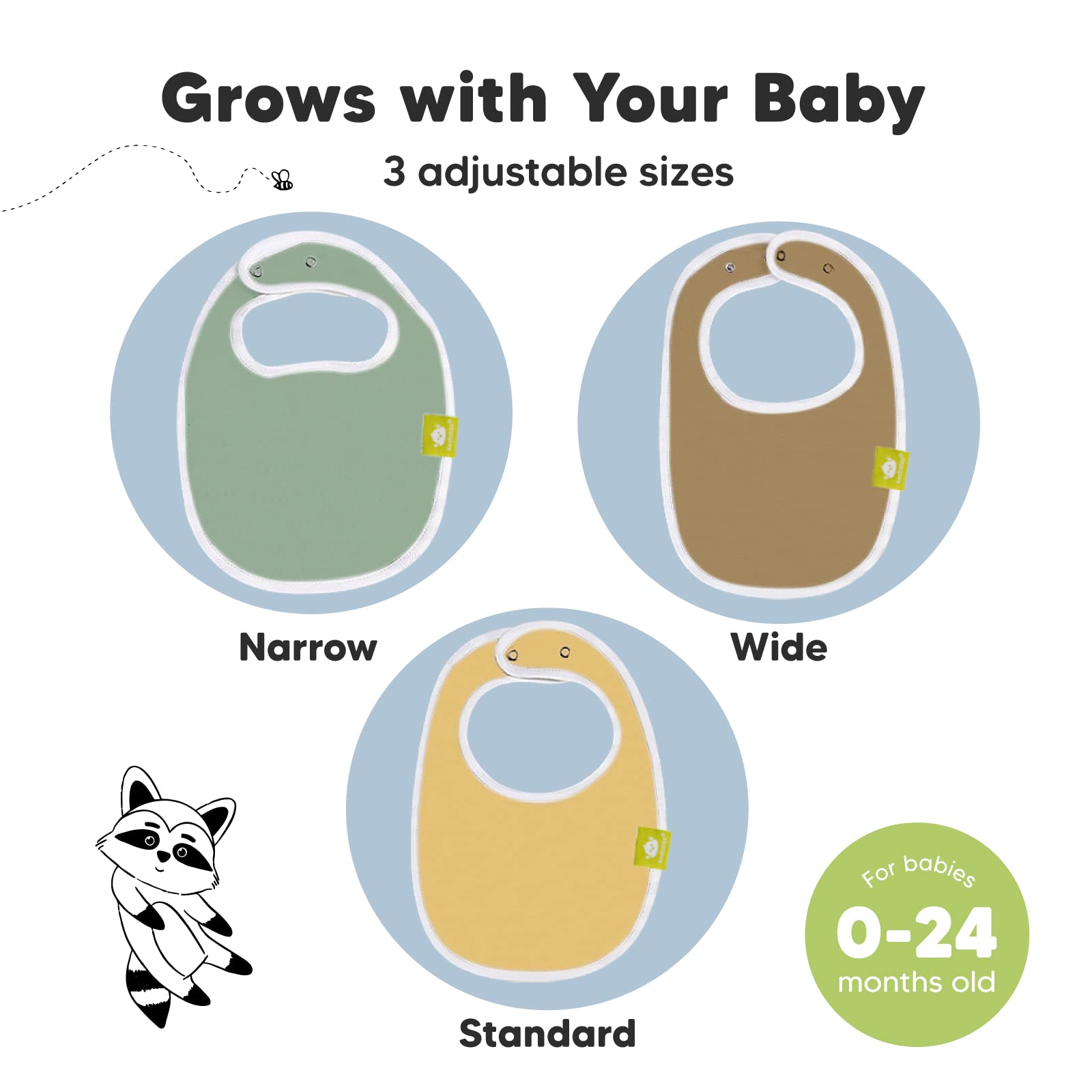 KeaBabies 8-Pack Baby Bibs & 5-Pack Burp Cloths Set for Boys and Girls - Ultra Absorbent Drool Bibs and Spit Up Cloths for Newborns, Infants - Soft Organic Cotton Teething Bibs for Feeding, Playtime and Daily Use