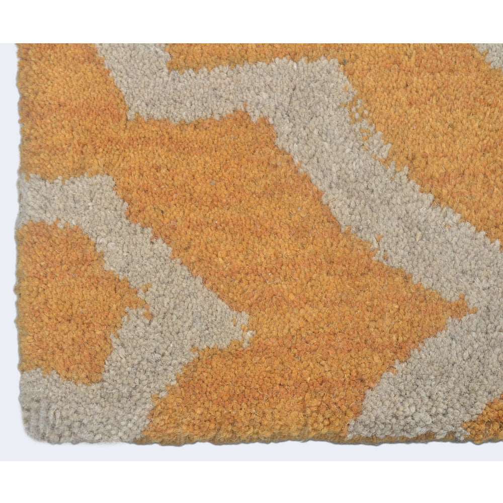 Angle Hand Tufted Rug - Soft Bohemian Area Rug for Living Room, Bedroom, Nursery | Non-Slip Floor Mat for Home Decor