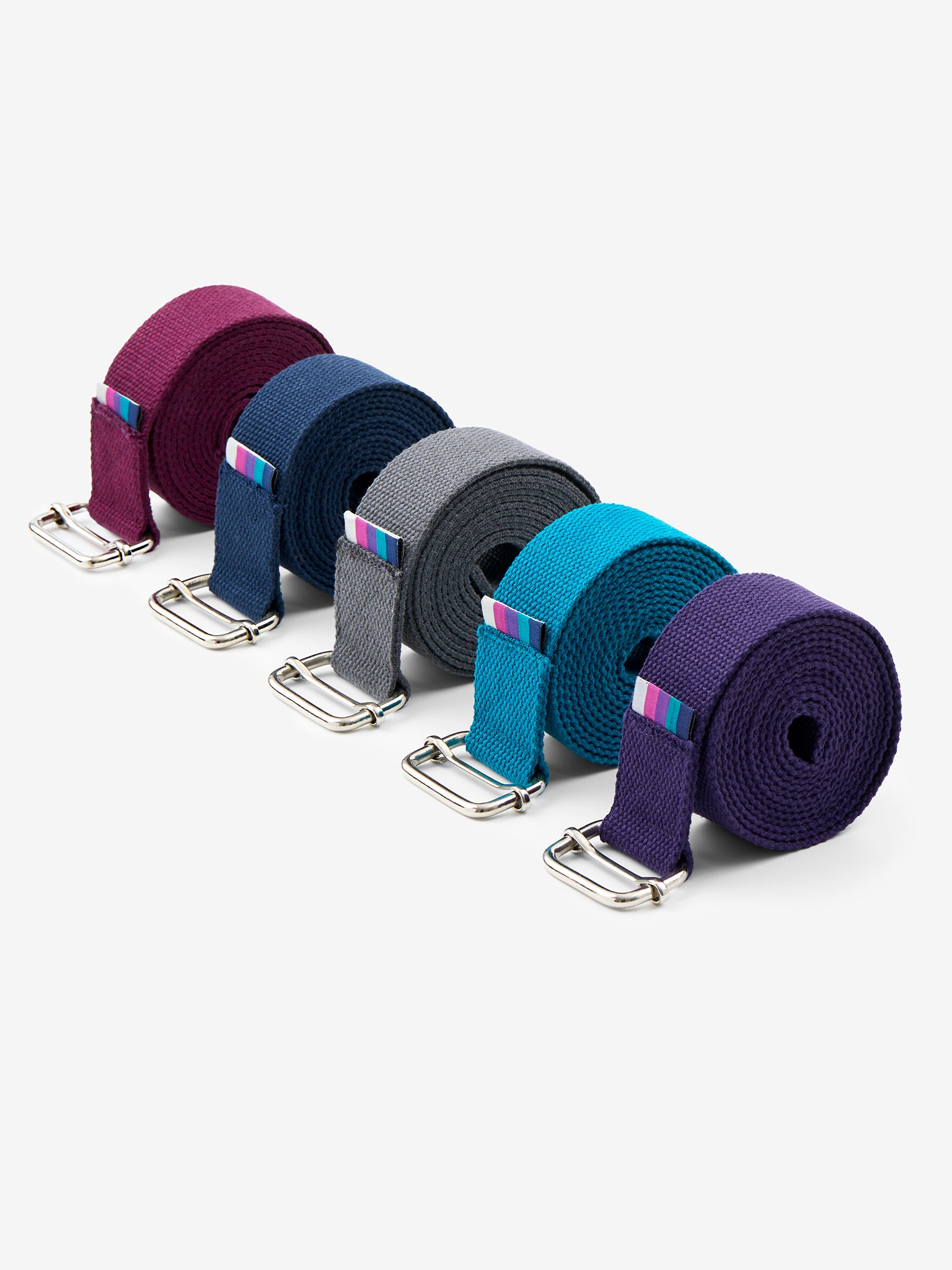 Organic Cotton Wide Yoga Belt for Stretching & Flexibility - Premium Yoga Strap for Poses, Pilates & Physical Therapy - Ideal for Home, Studio & Travel Use